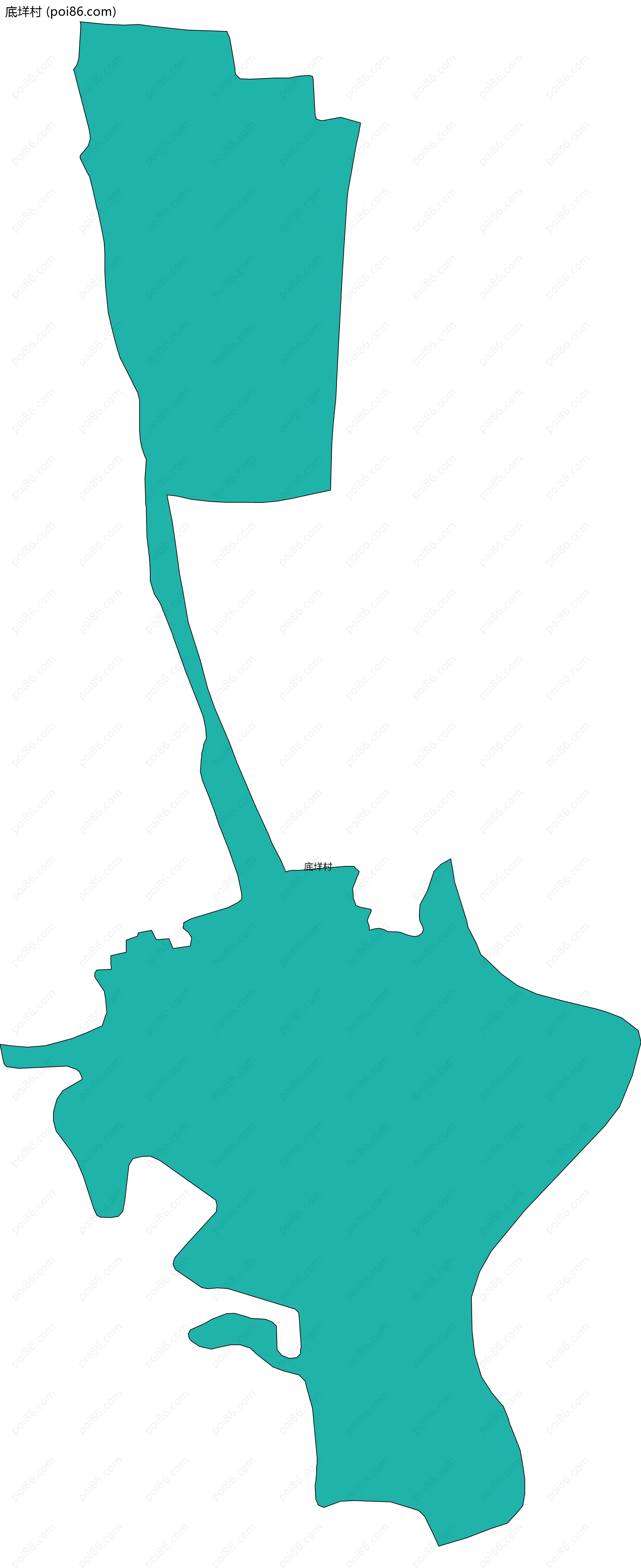 底垟村边界地图