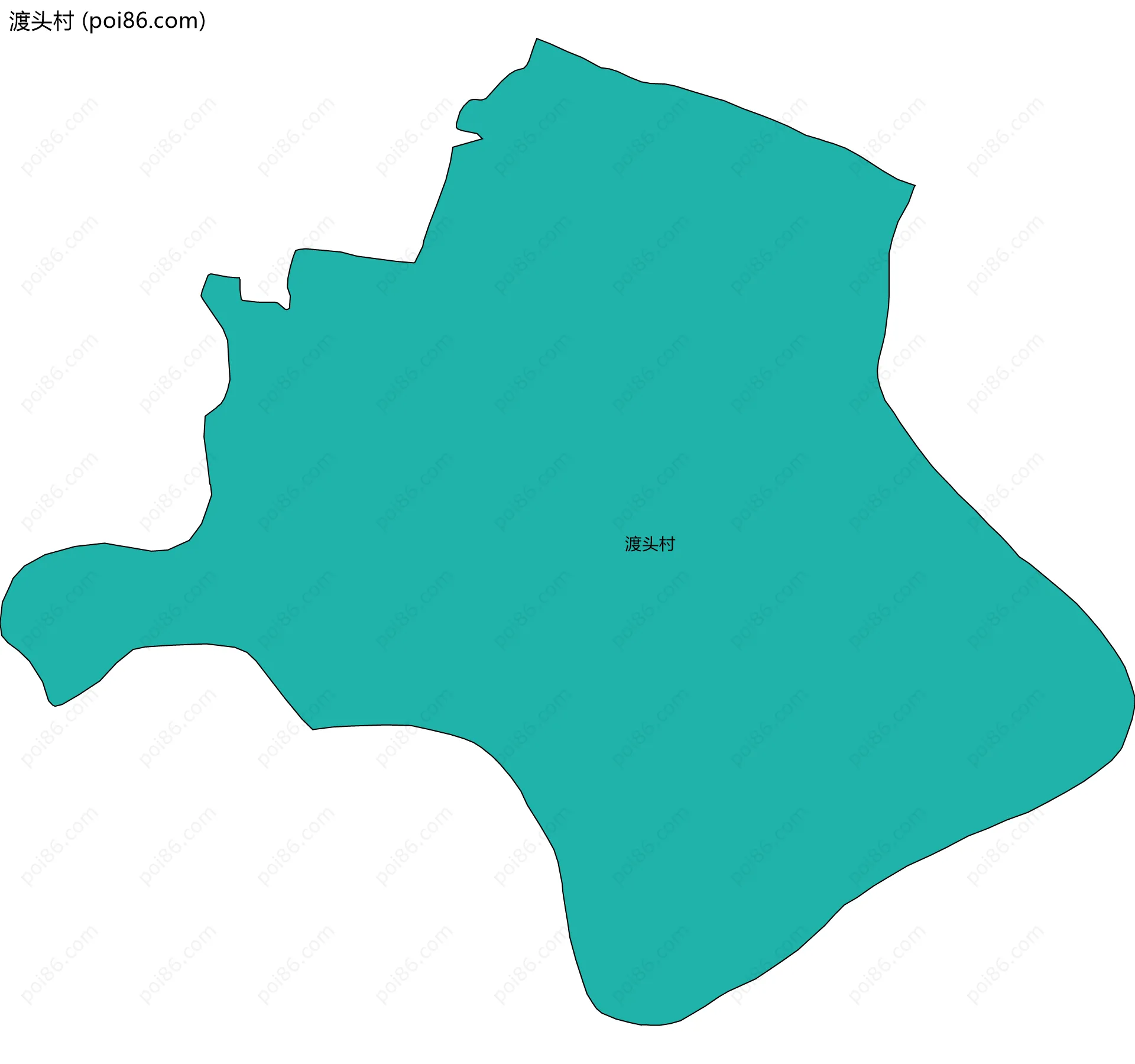 渡头村边界地图