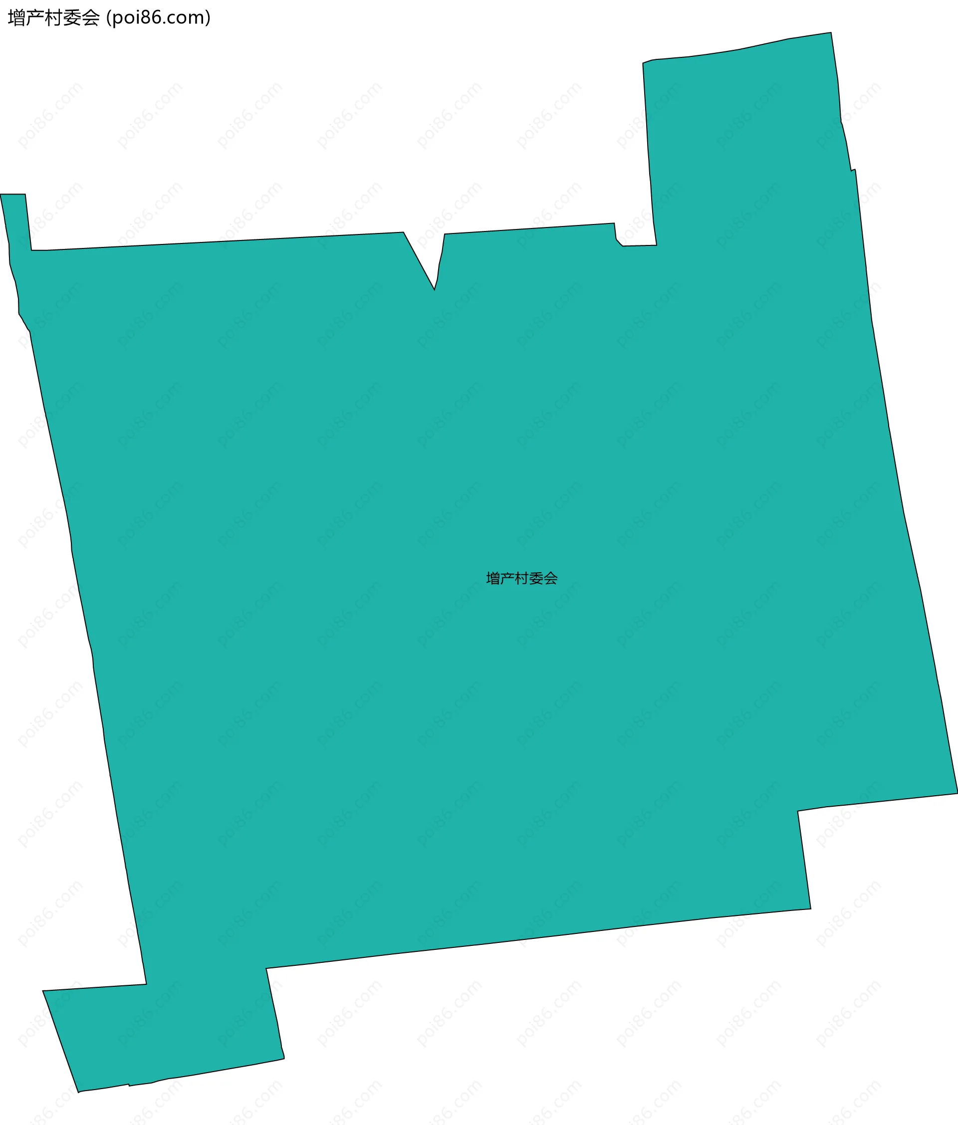 增产村委会边界地图