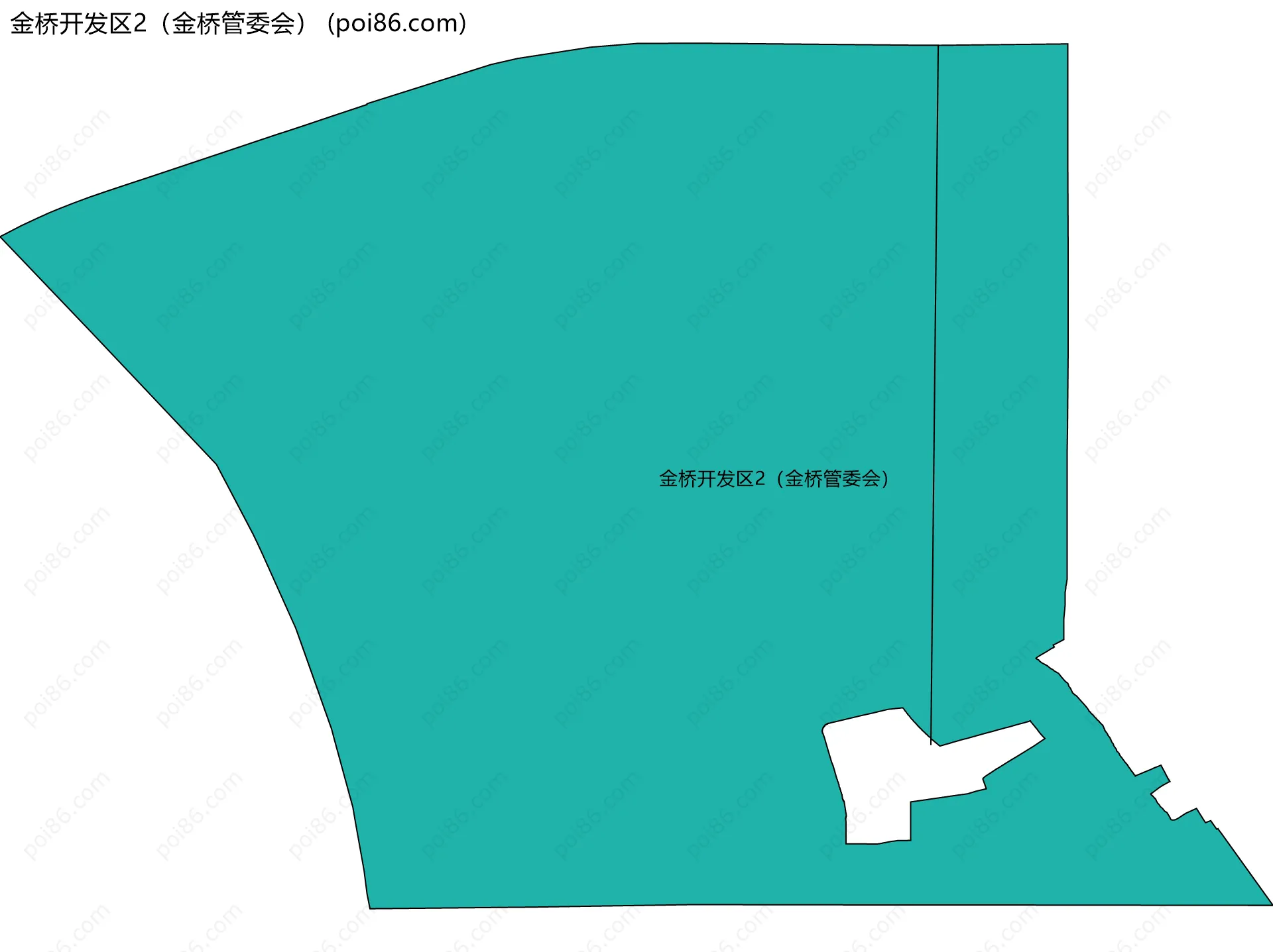 金桥开发区2（金桥管委会）边界地图