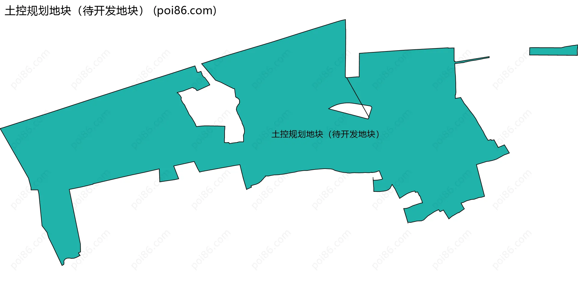 土控规划地块（待开发地块）边界地图