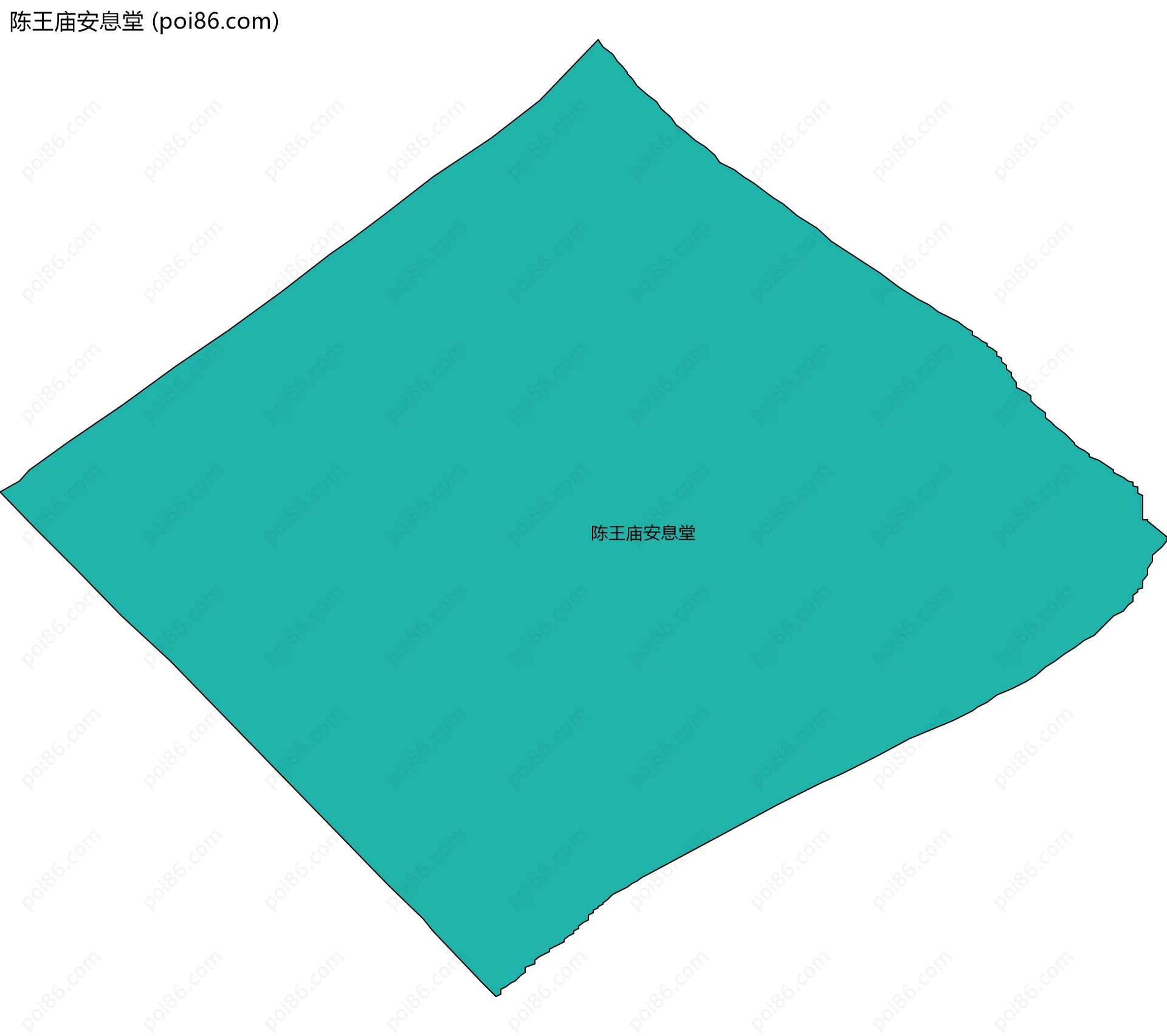 陈王庙安息堂边界地图