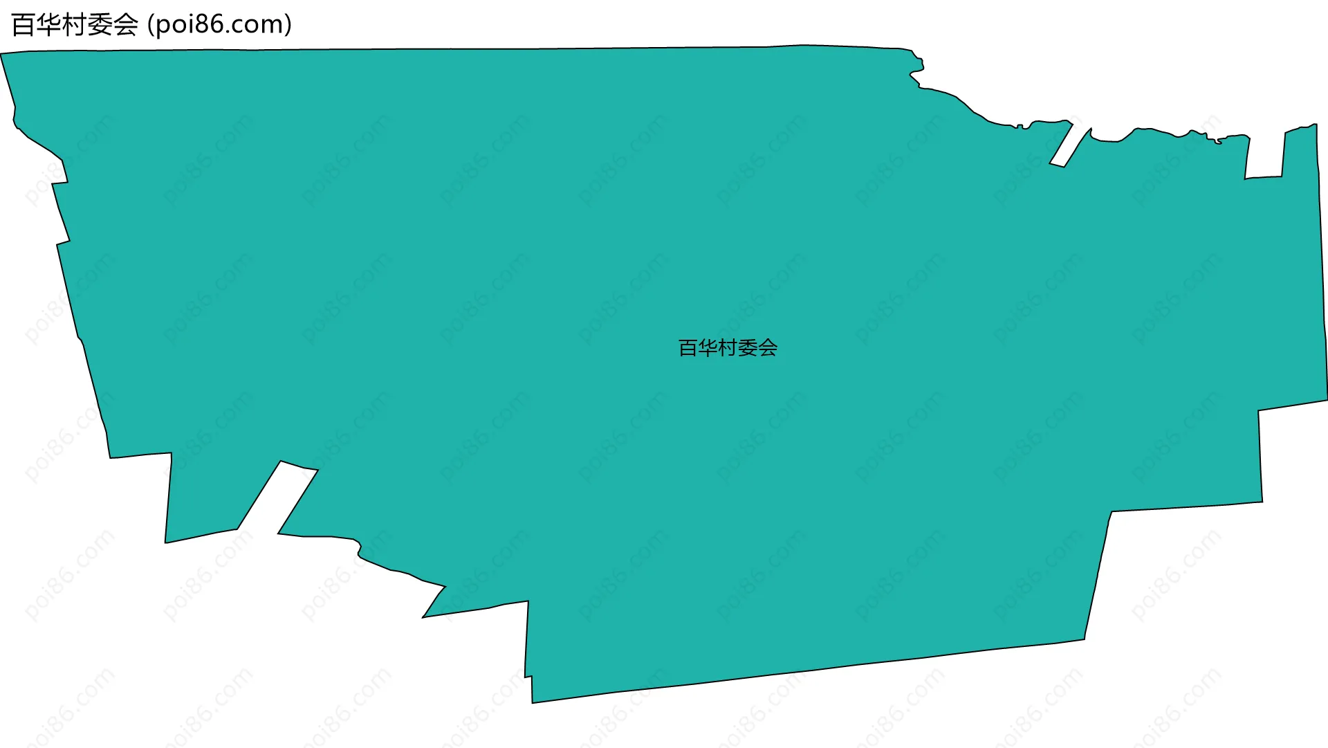 百华村委会边界地图