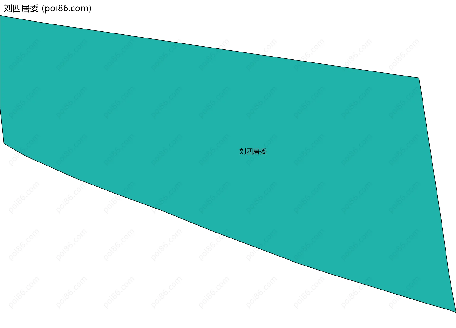 刘四居委边界地图