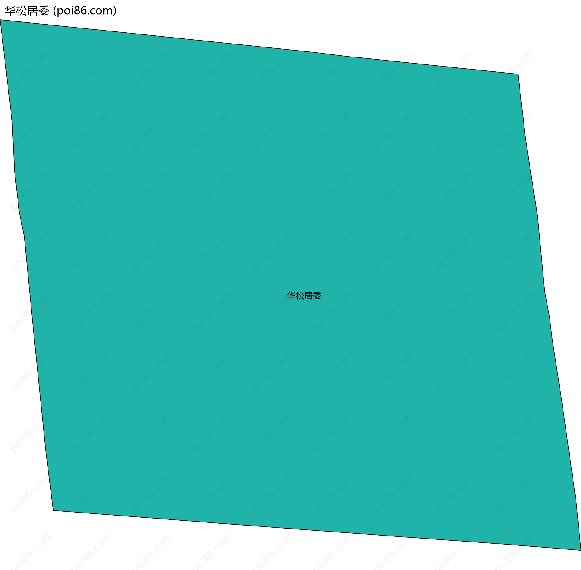 华松居委边界地图