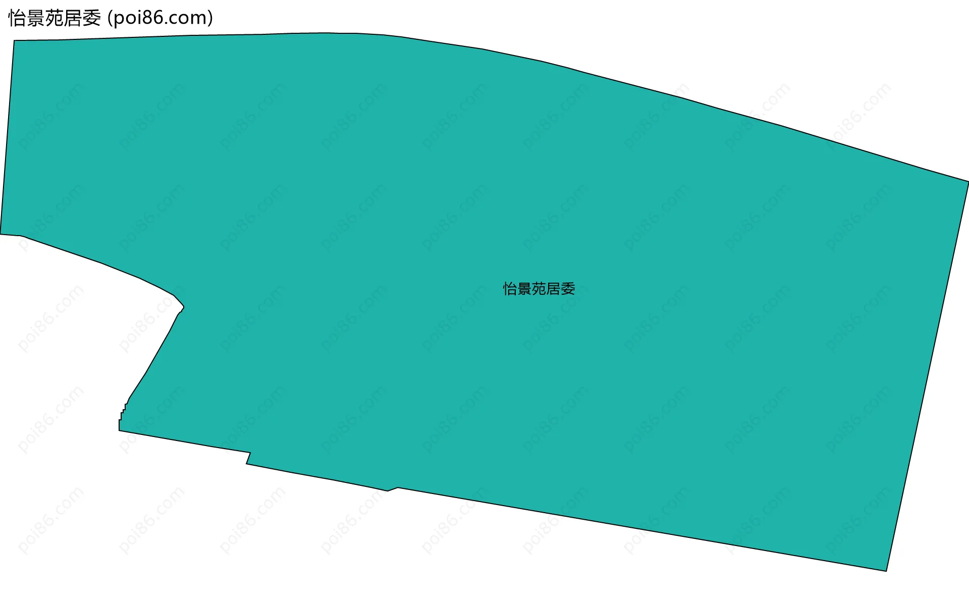 怡景苑居委边界地图