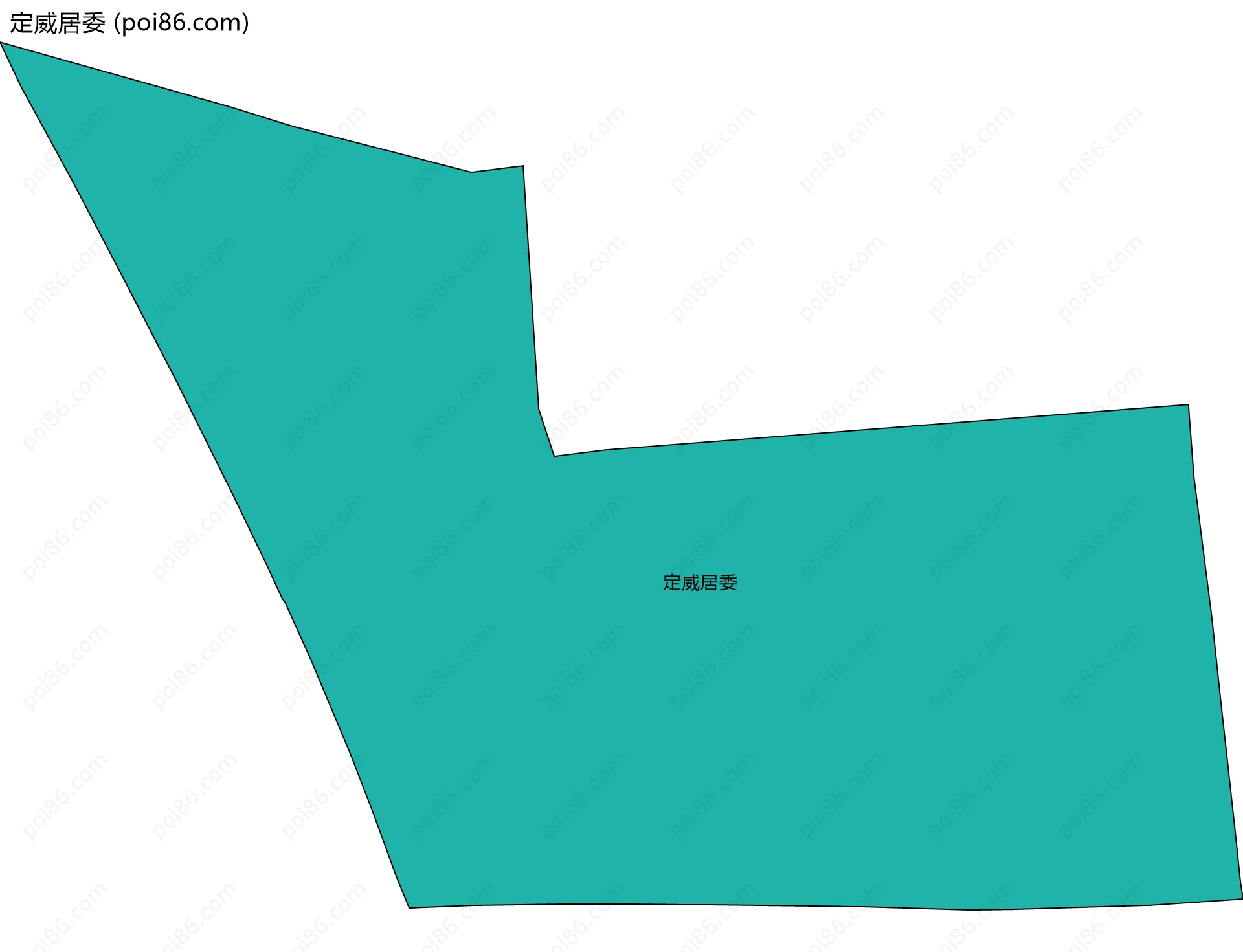 定威居委边界地图