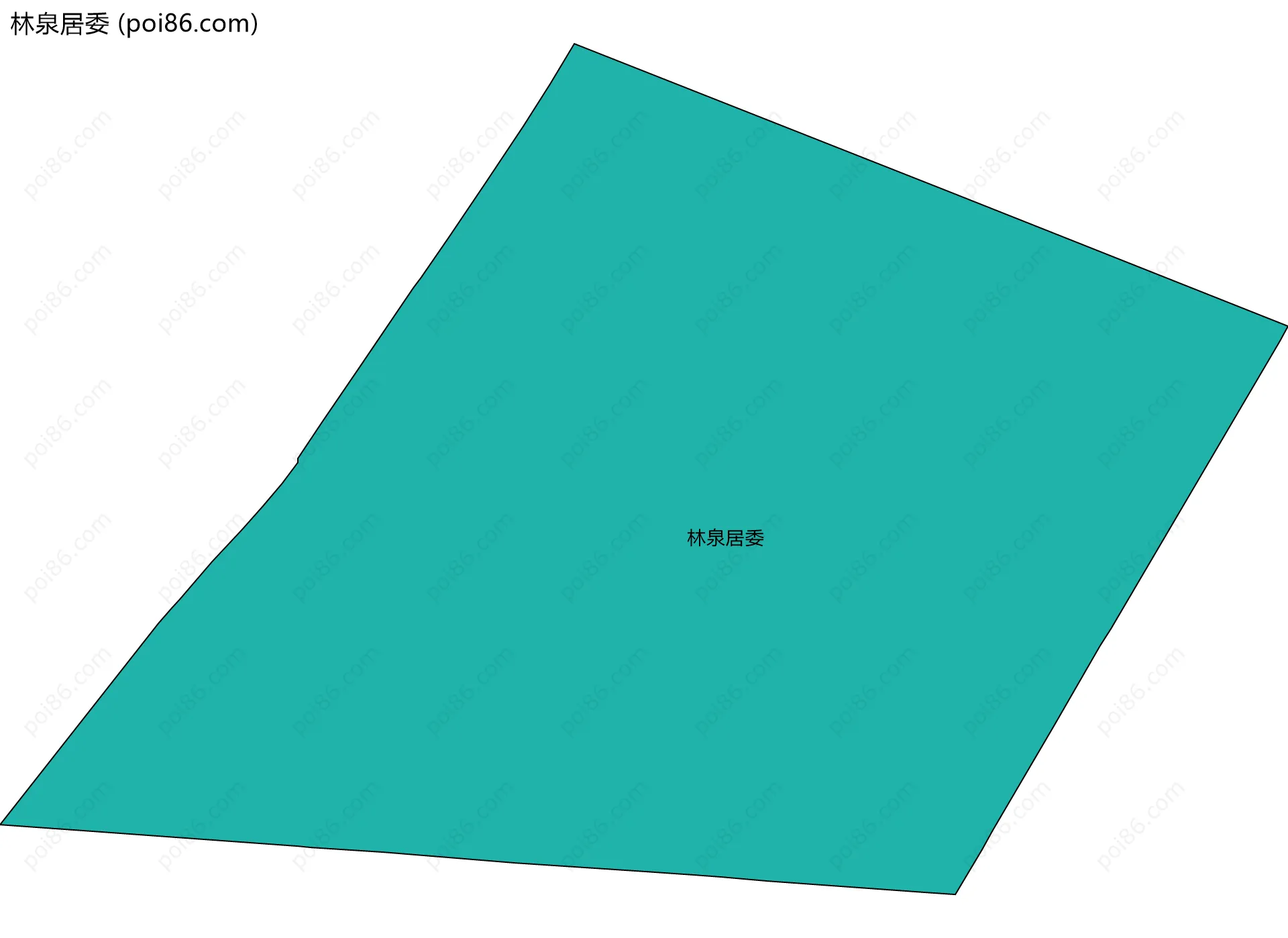 林泉居委边界地图