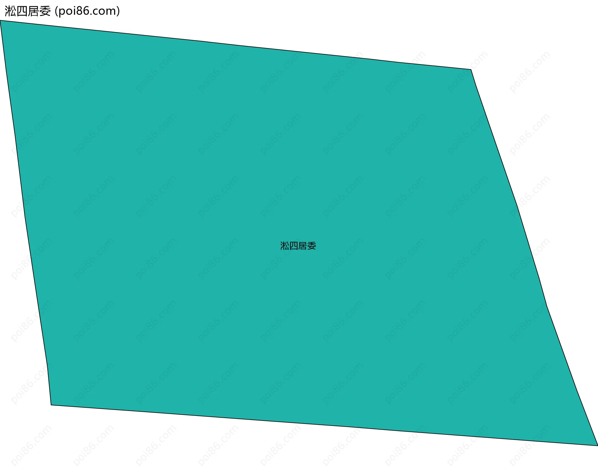 淞四居委边界地图
