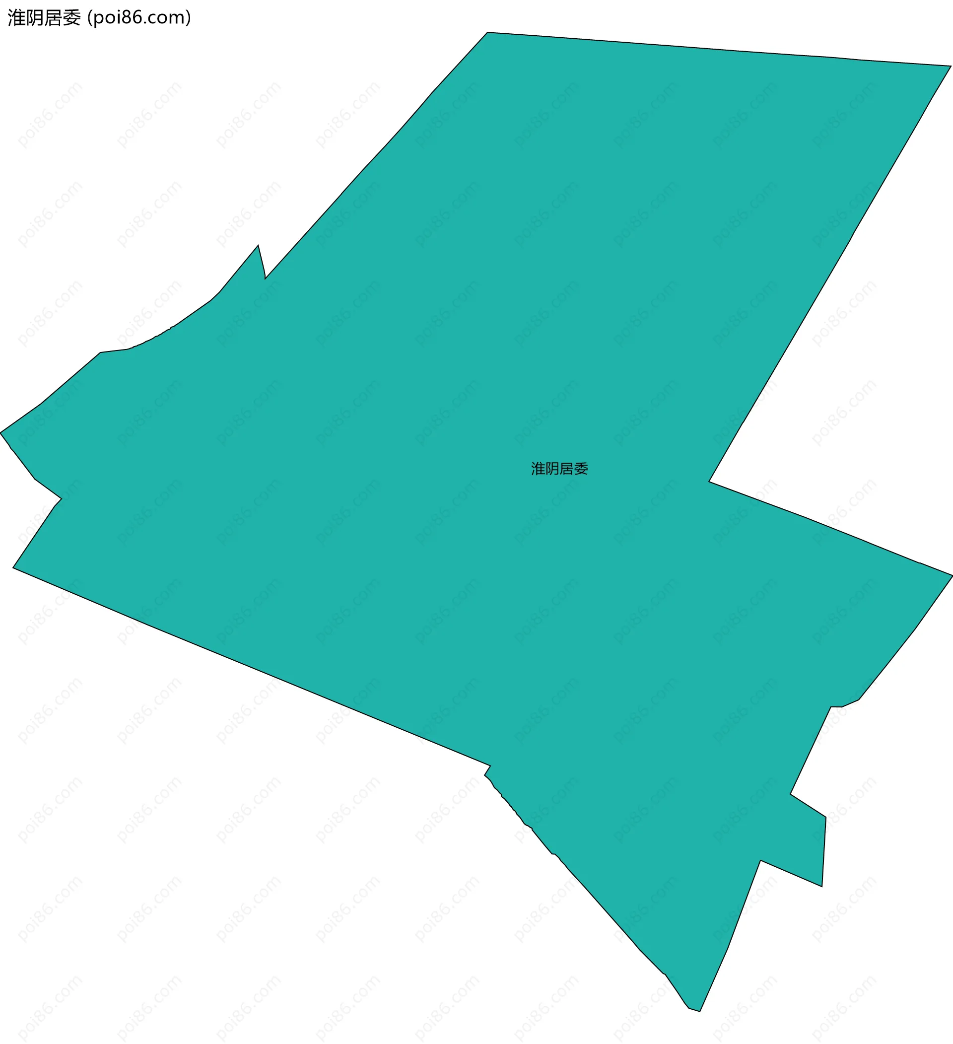 淮阴居委边界地图