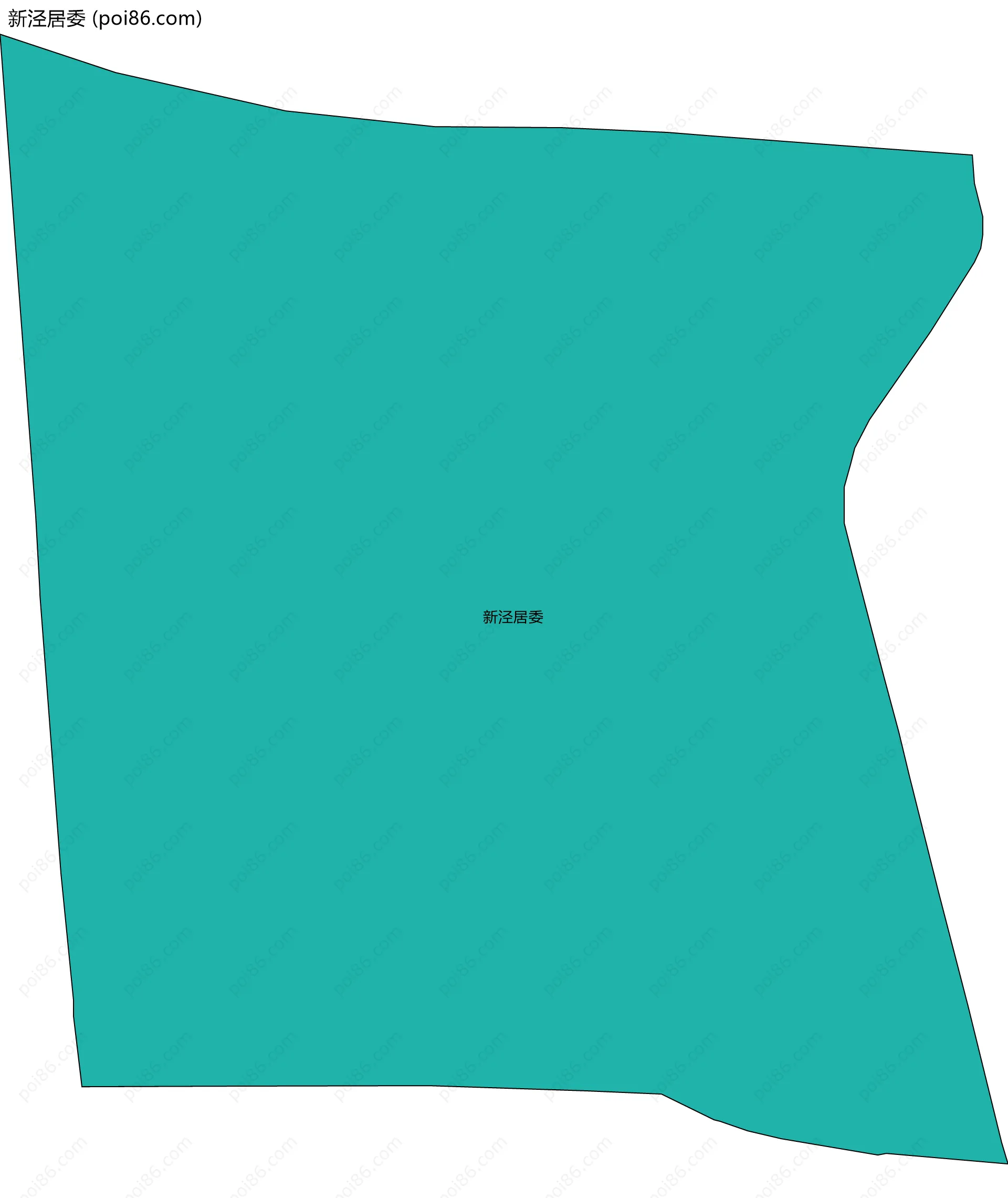 新泾居委边界地图