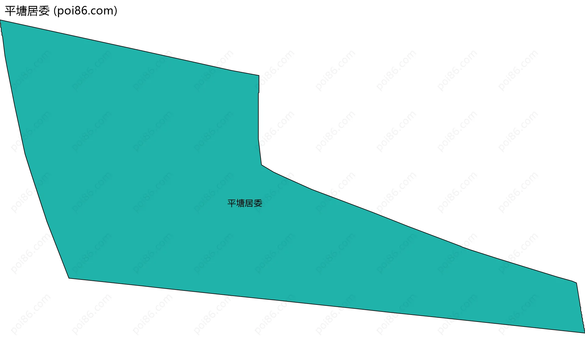 平塘居委边界地图