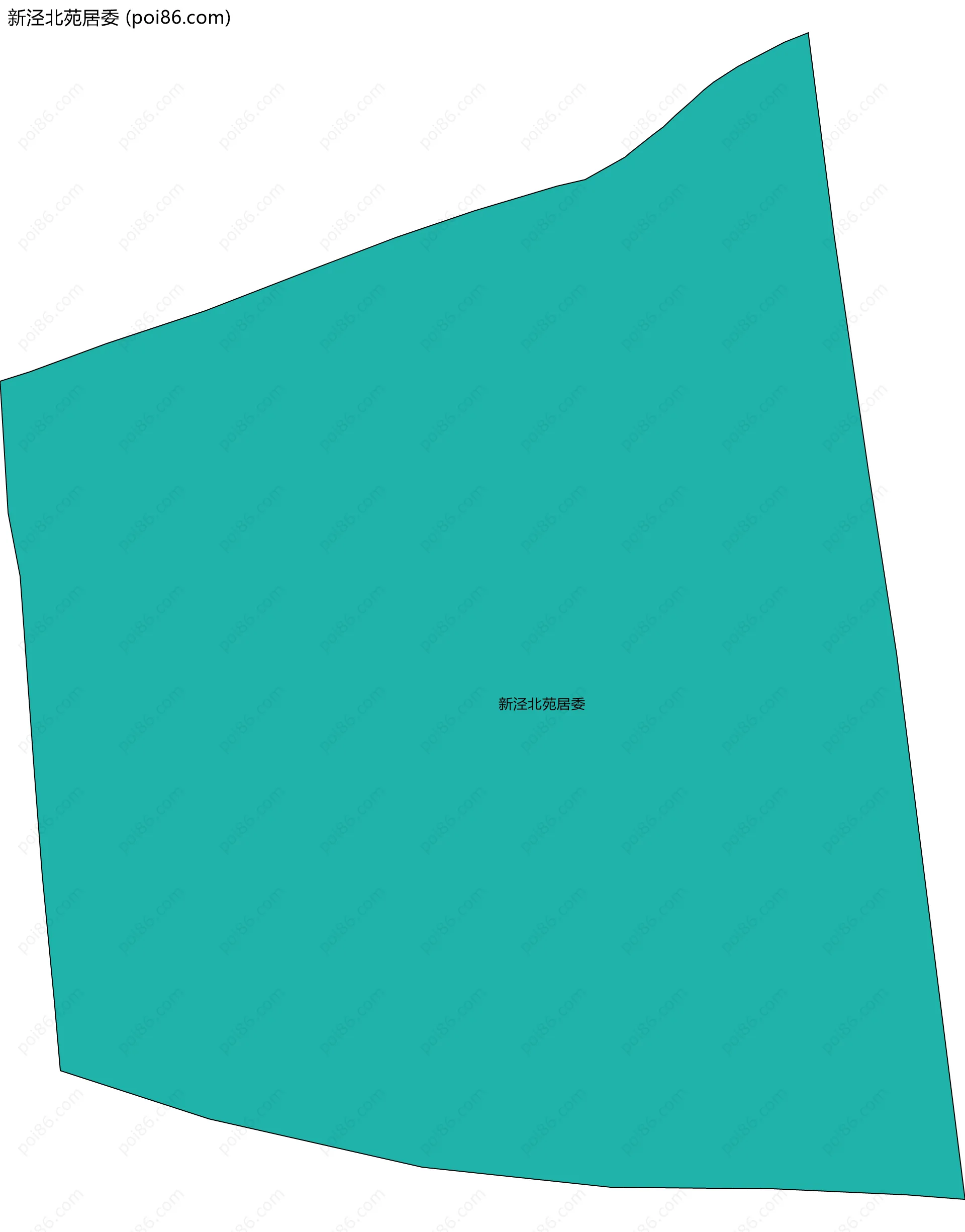 新泾北苑居委边界地图