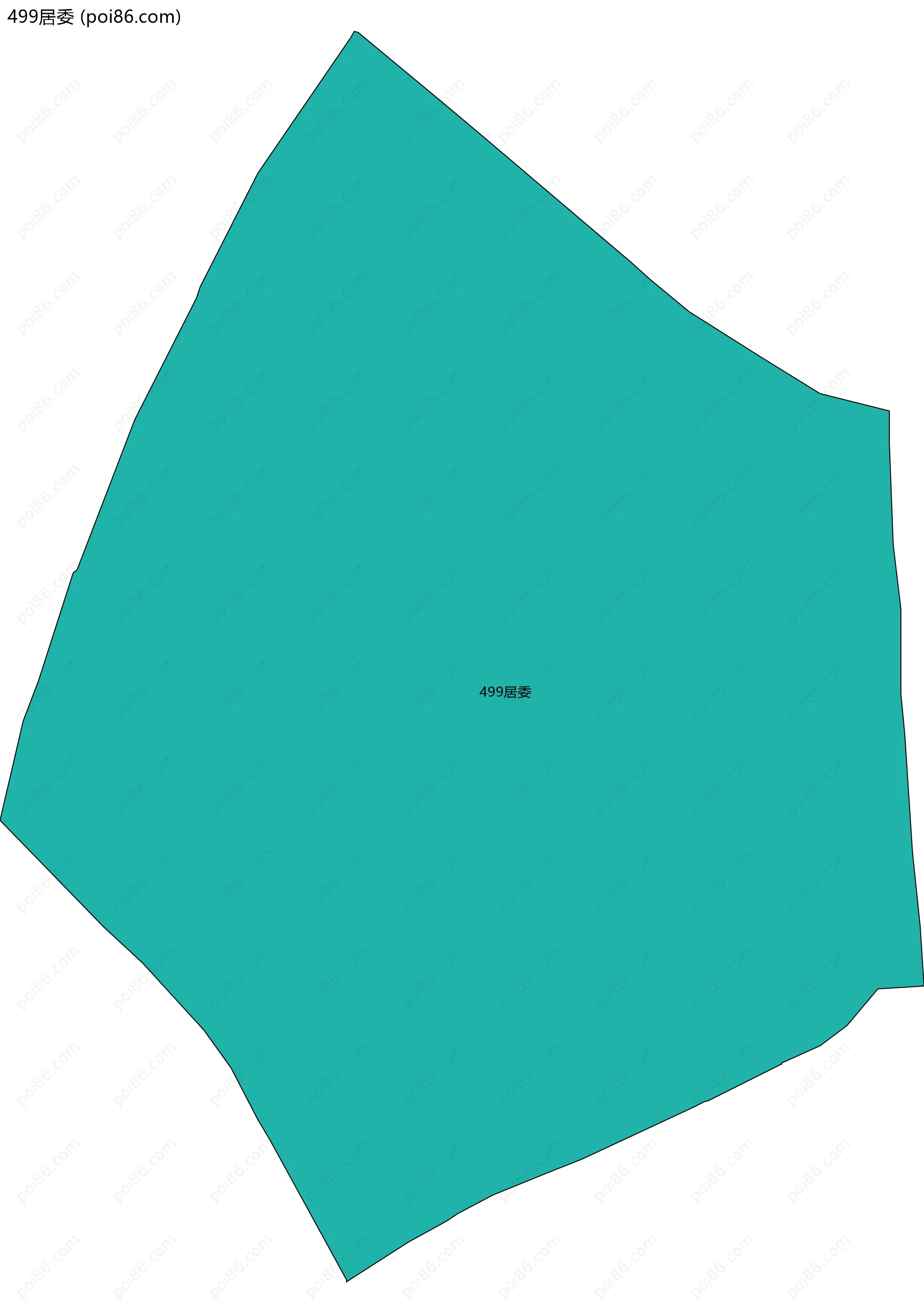 499居委边界地图