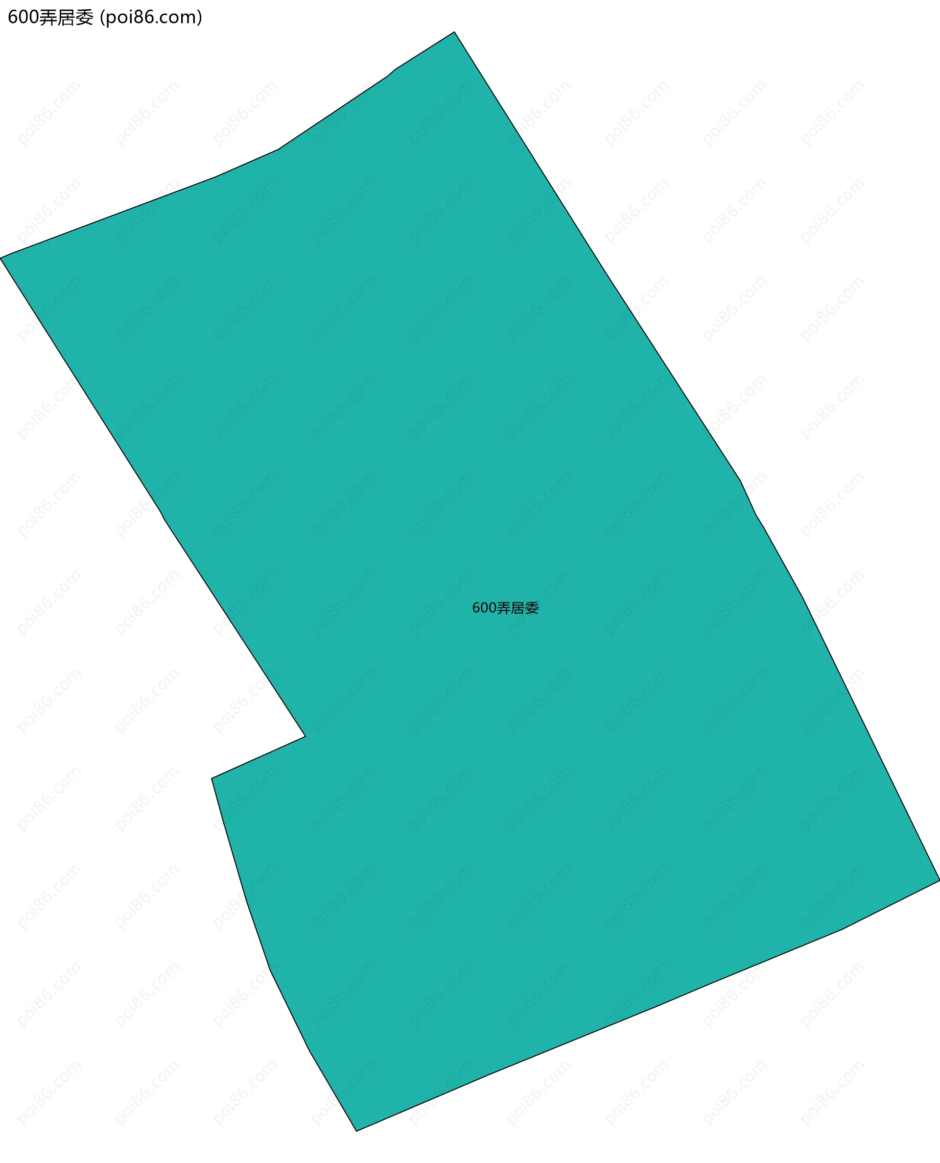 600弄居委边界地图