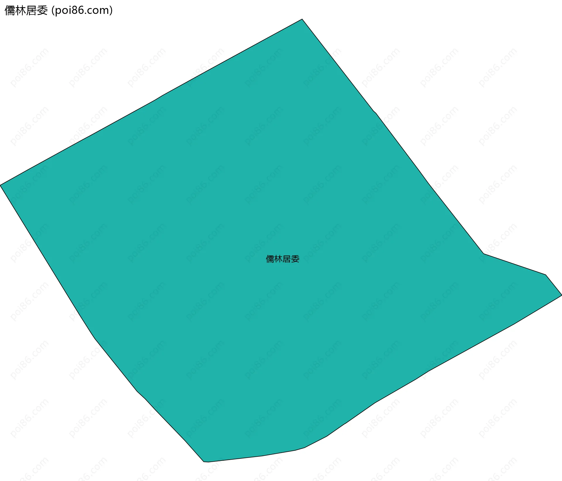 儒林居委边界地图