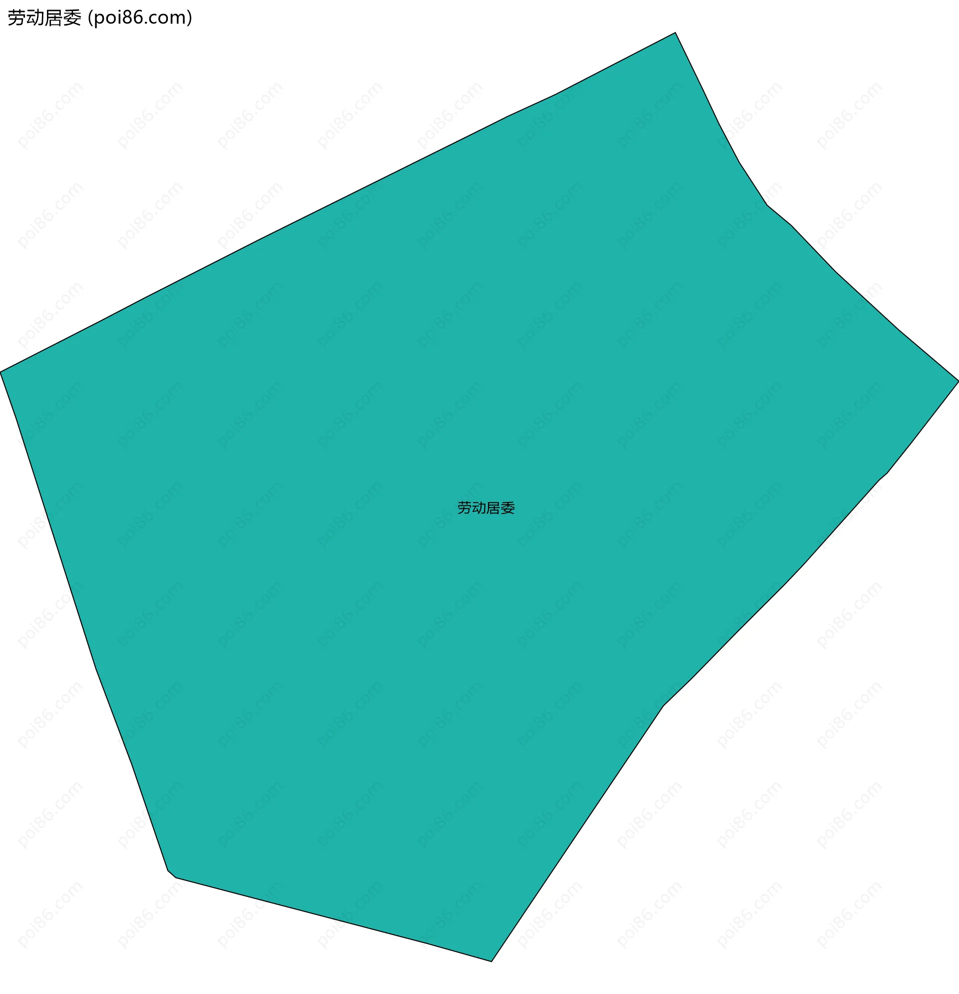 劳动居委边界地图