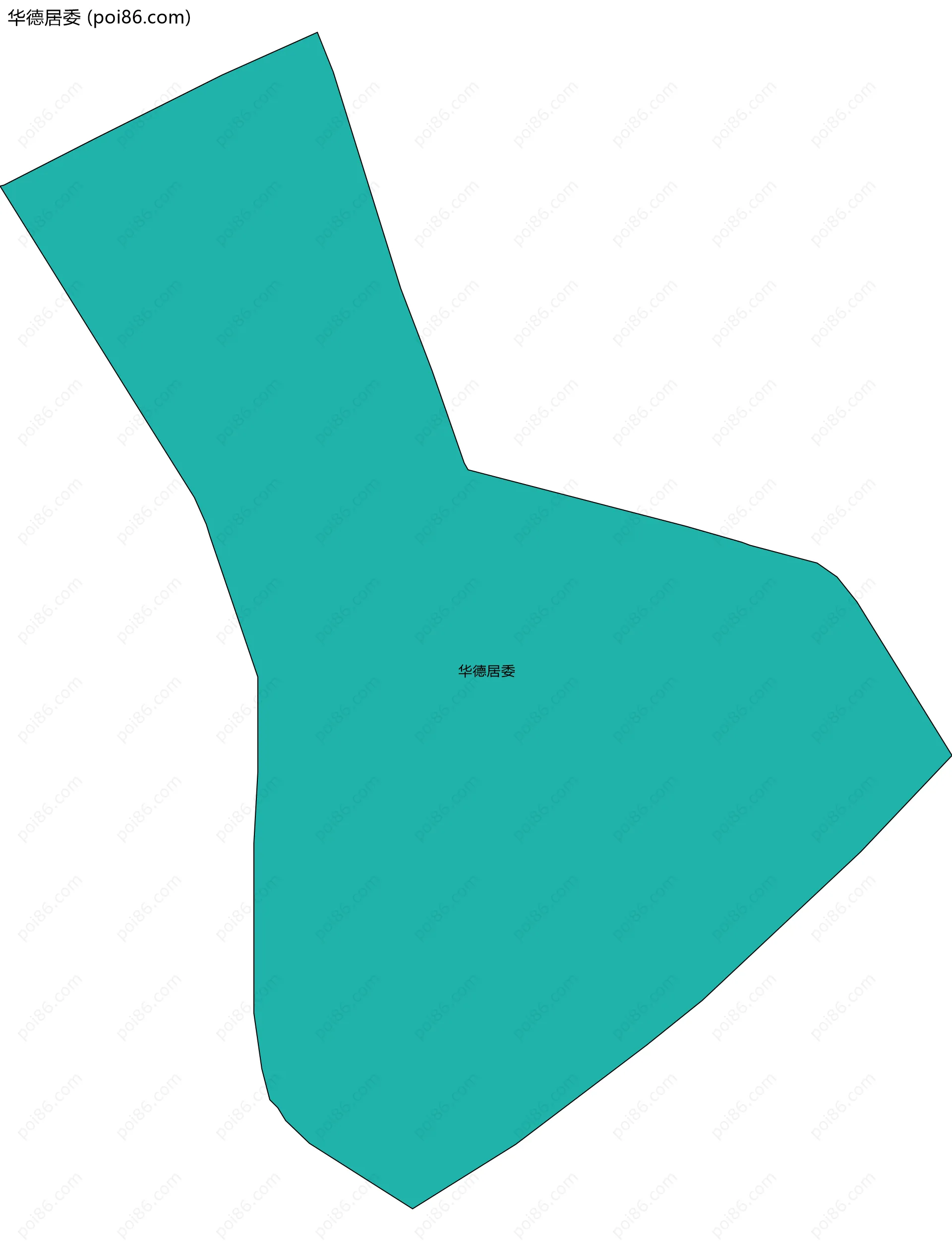 华德居委边界地图