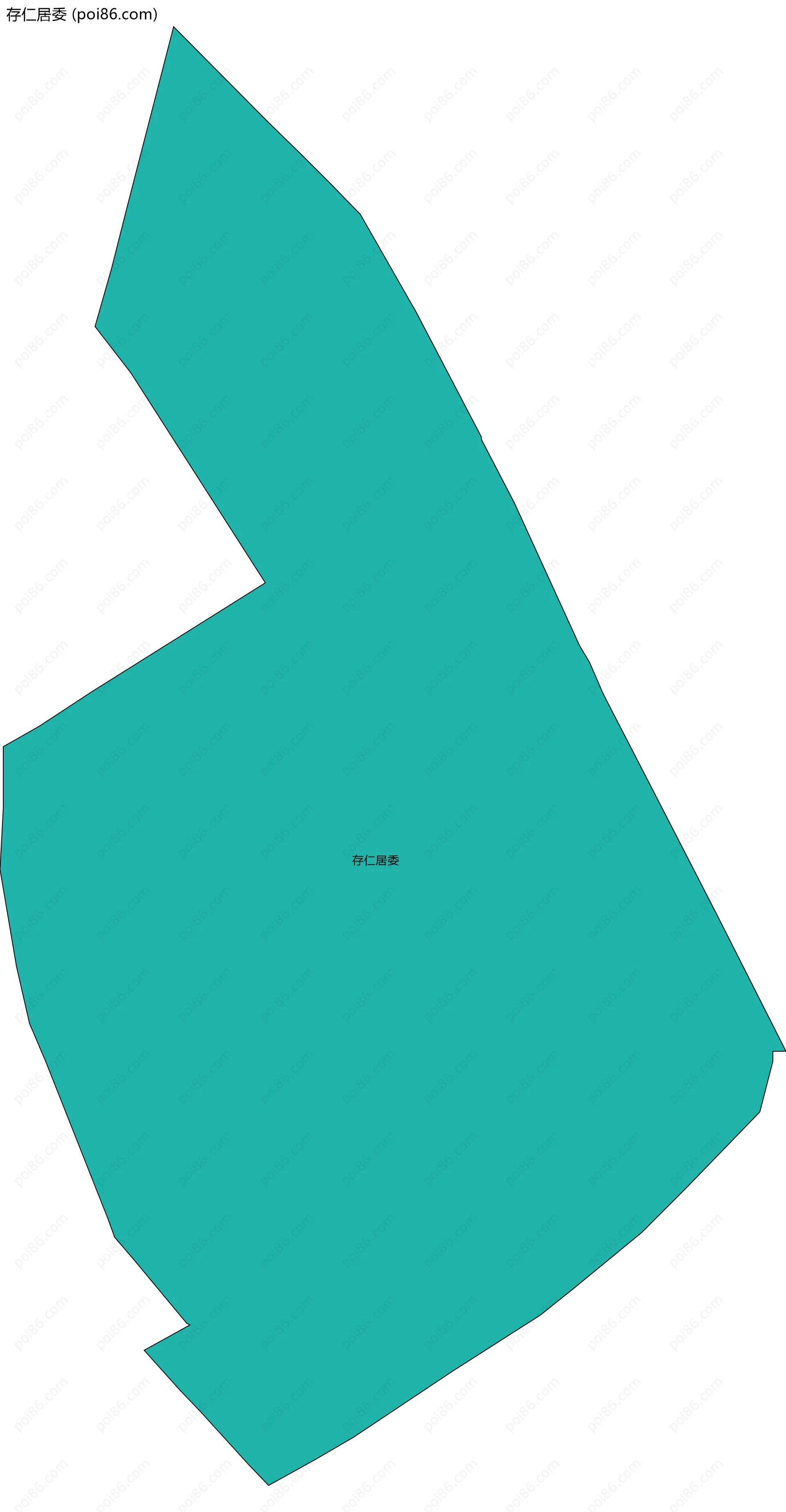 存仁居委边界地图