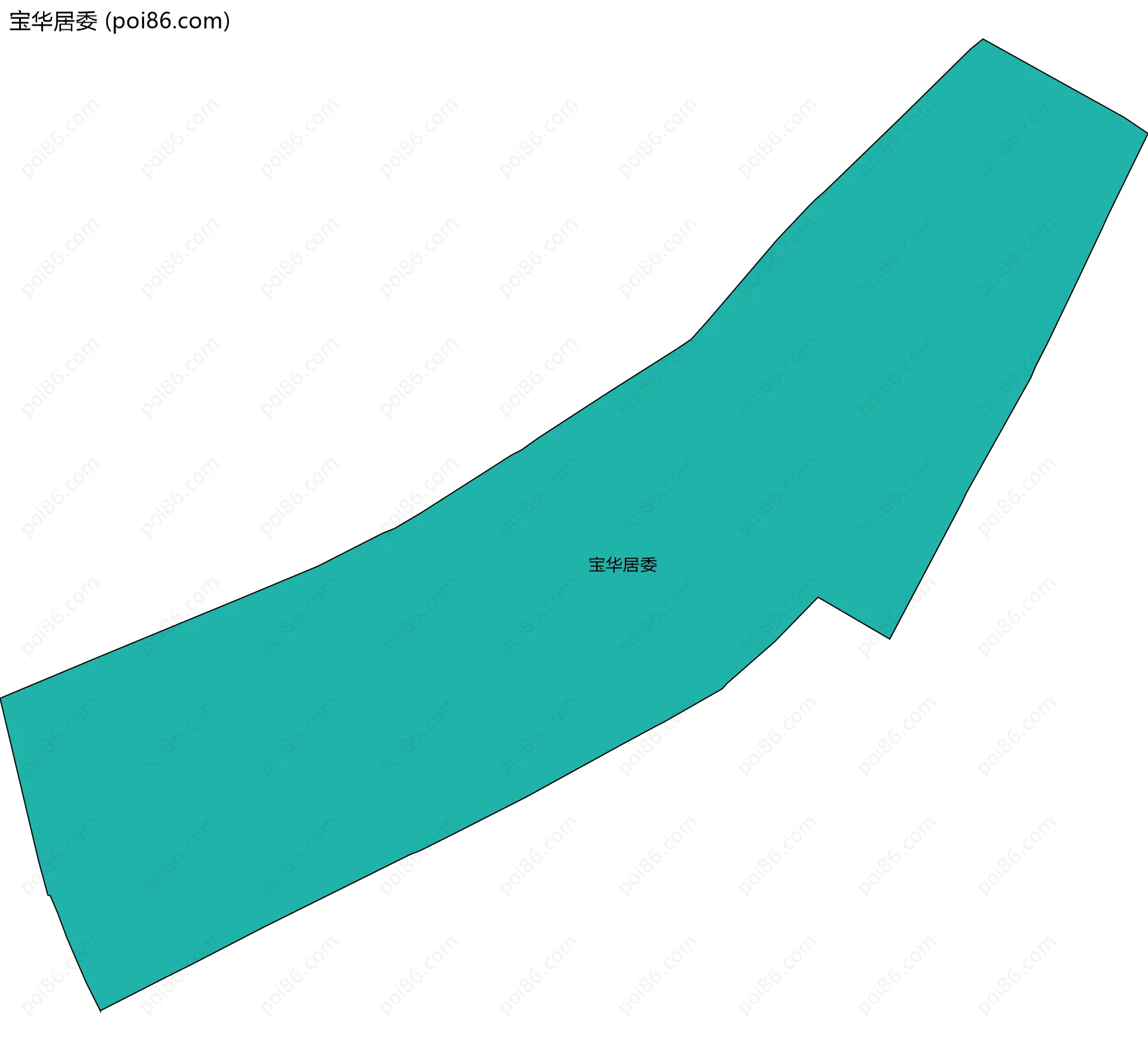 宝华居委边界地图