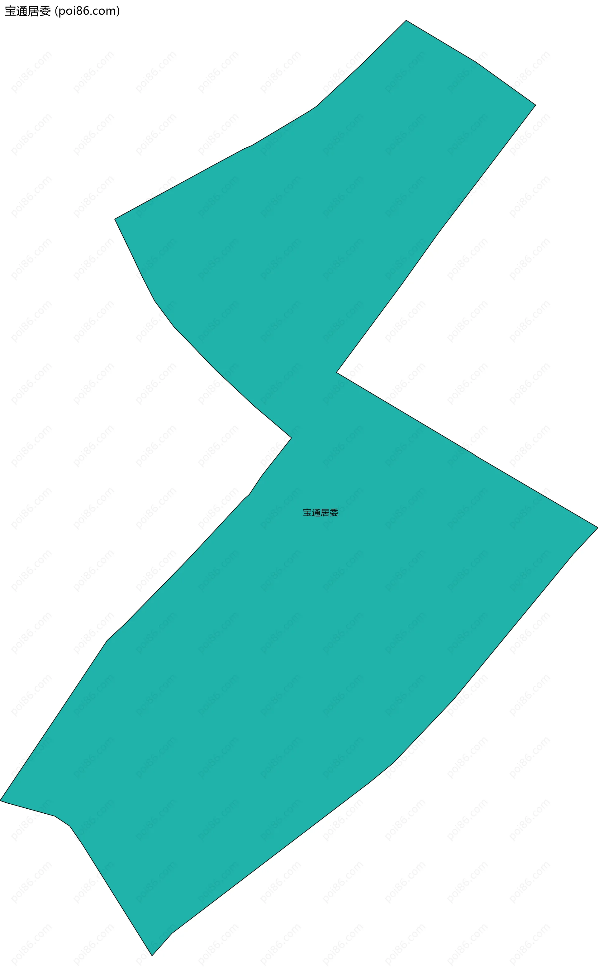 宝通居委边界地图