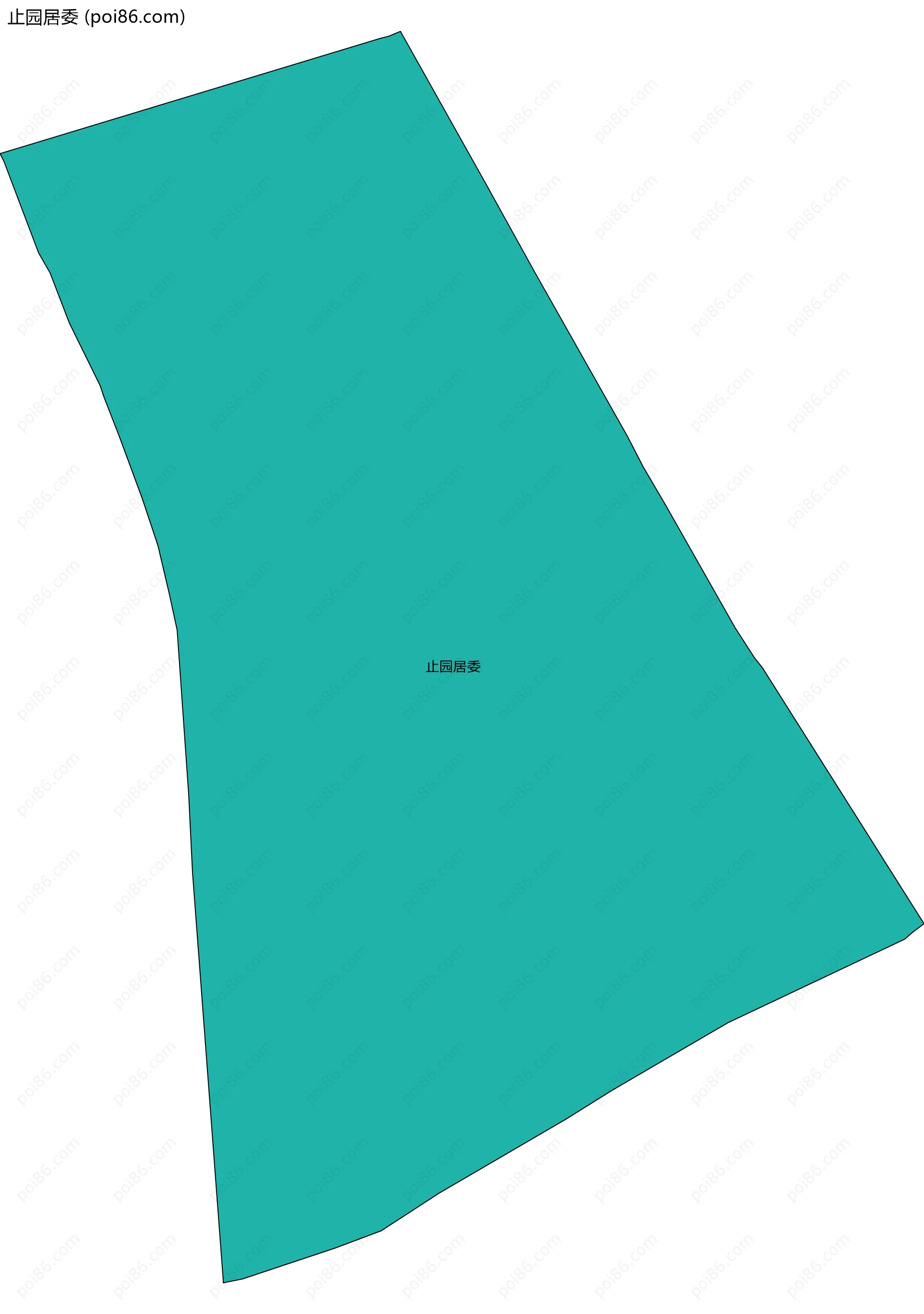 止园居委边界地图