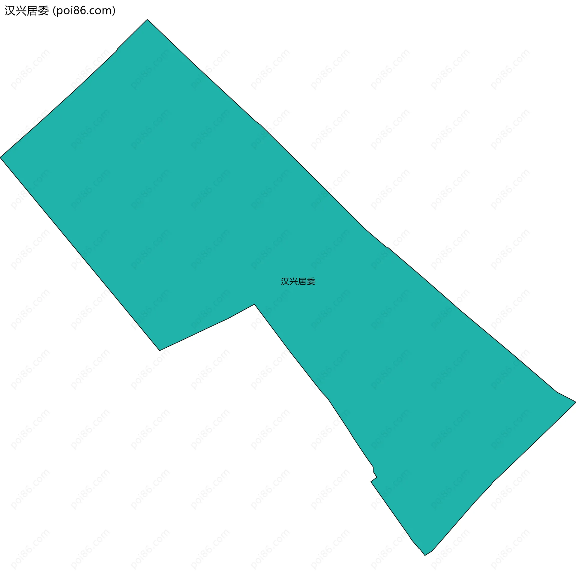 汉兴居委边界地图