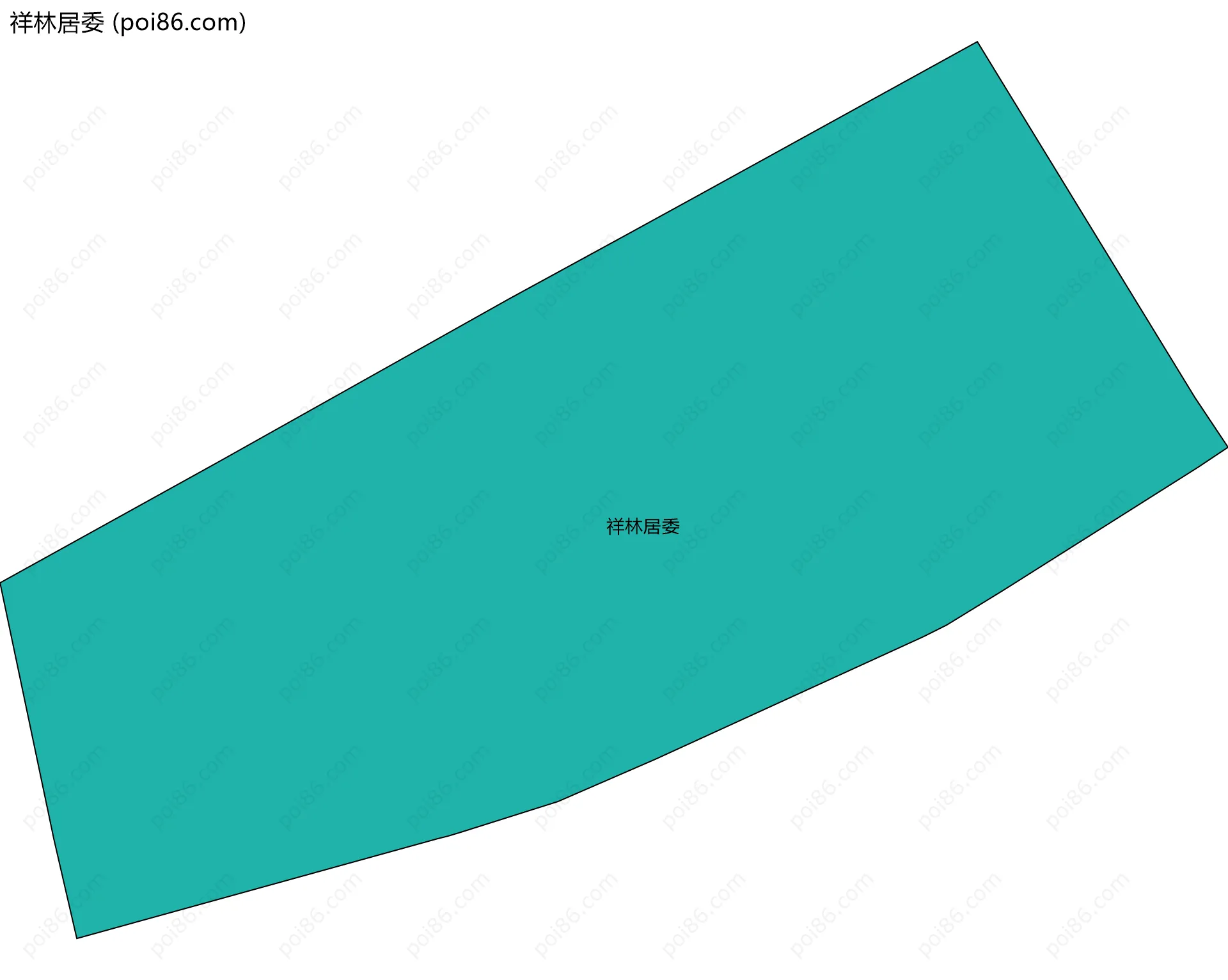 祥林居委边界地图