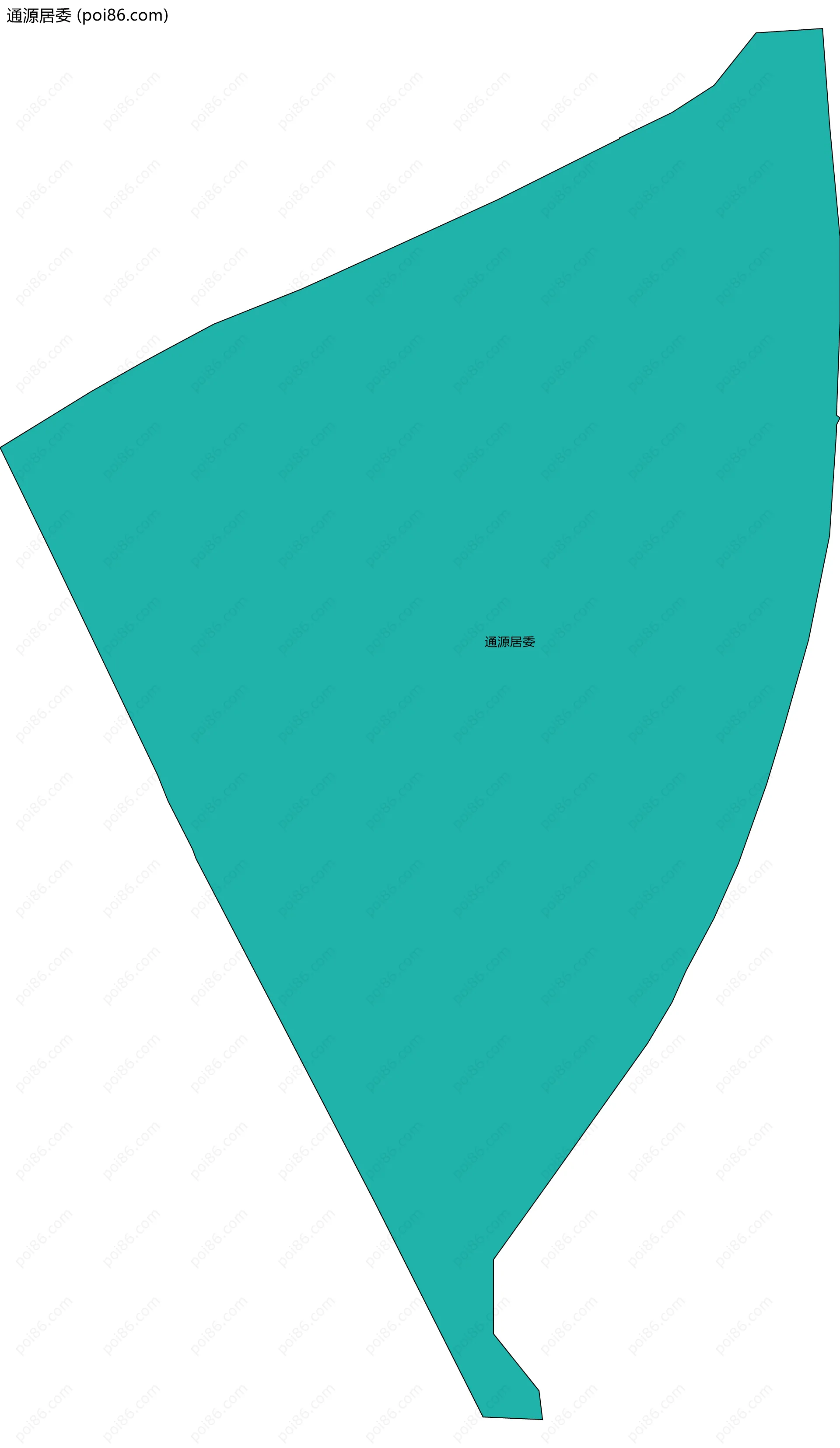 通源居委边界地图