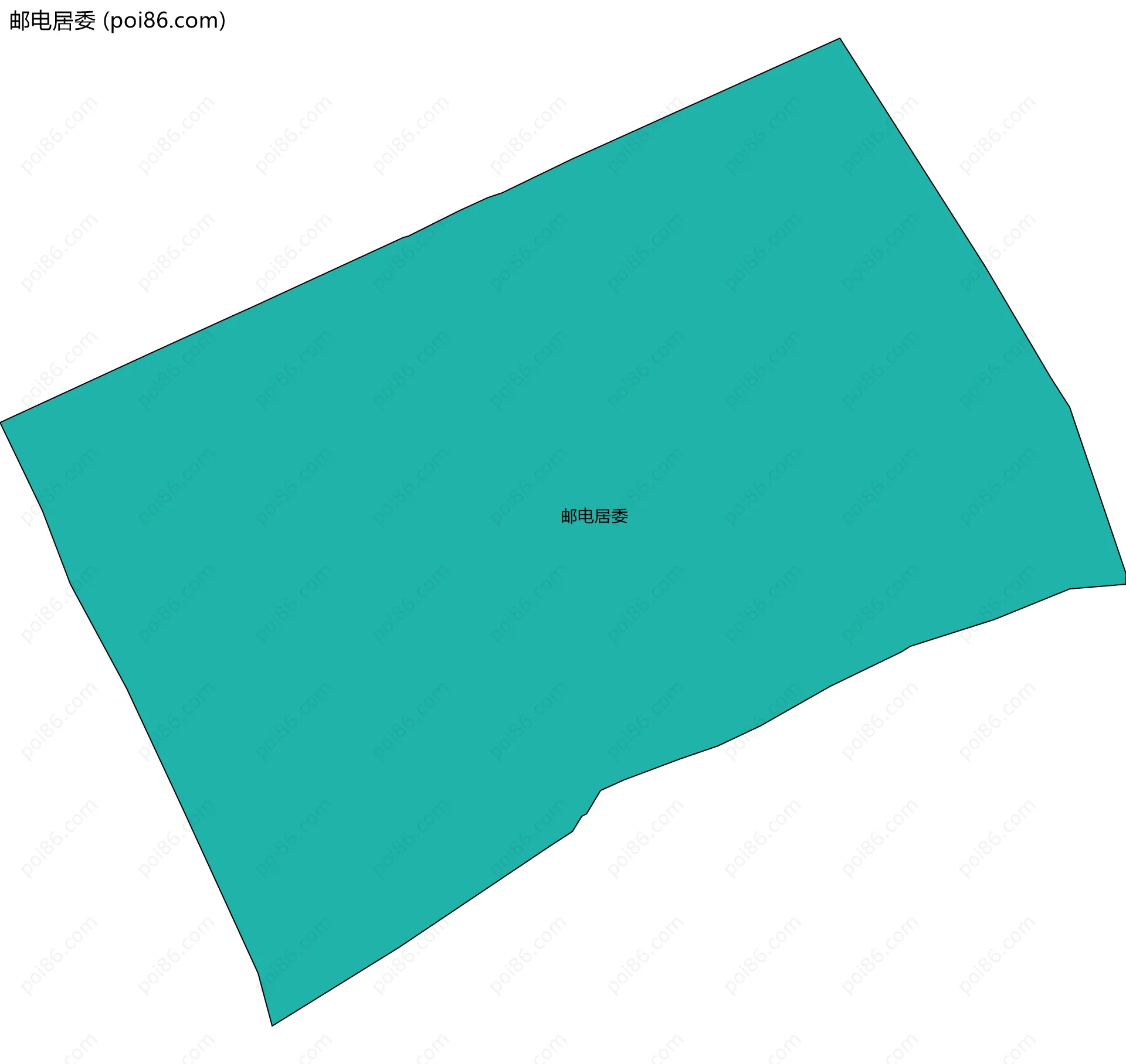 邮电居委边界地图