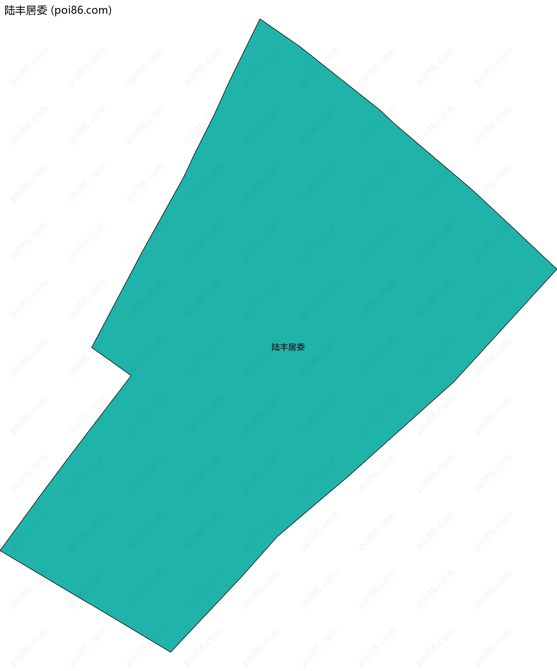 陆丰居委边界地图