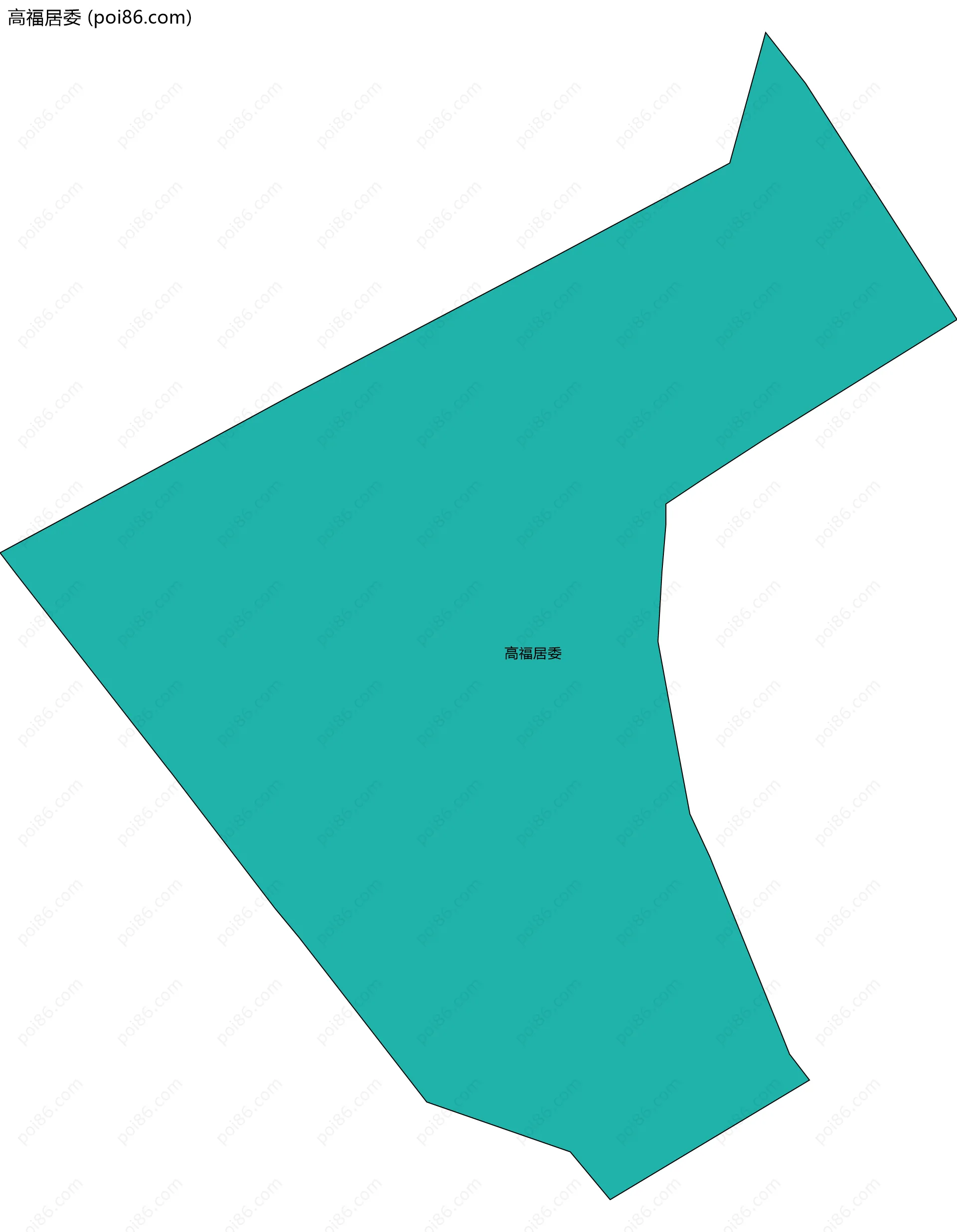 高福居委边界地图