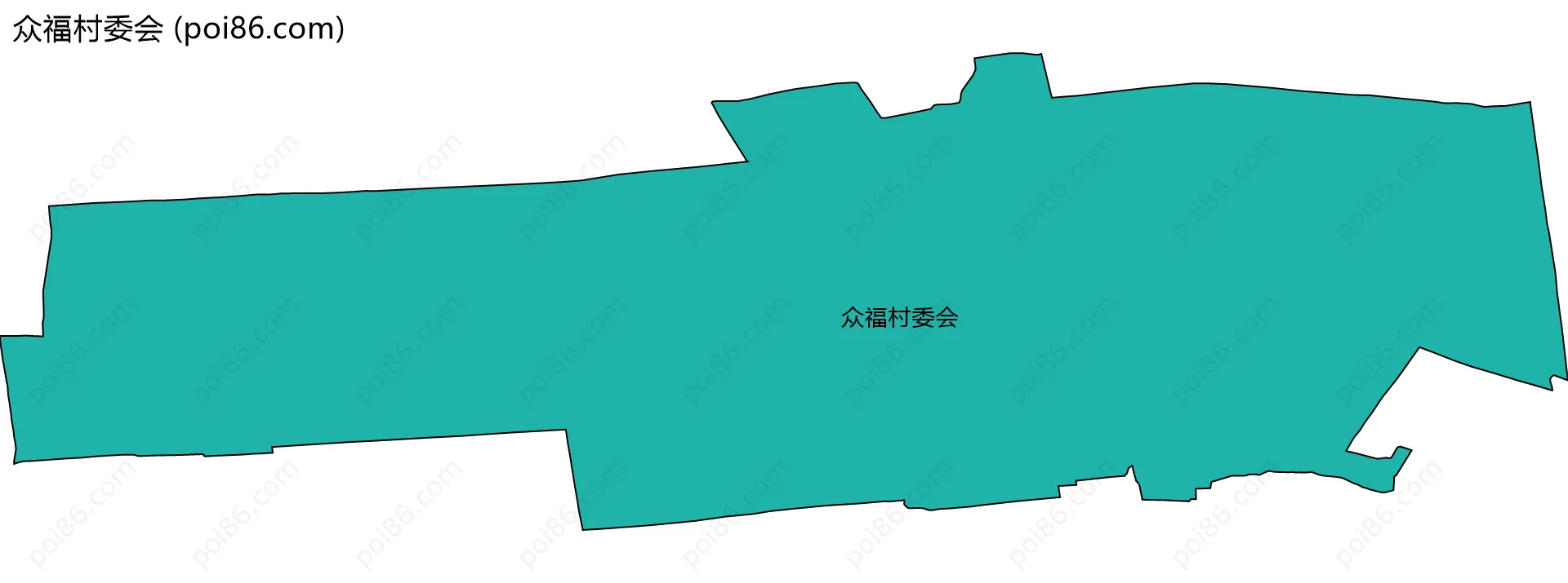 众福村委会边界地图