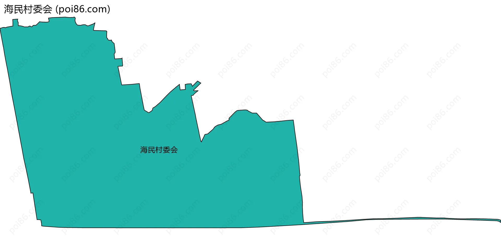 海民村委会边界地图