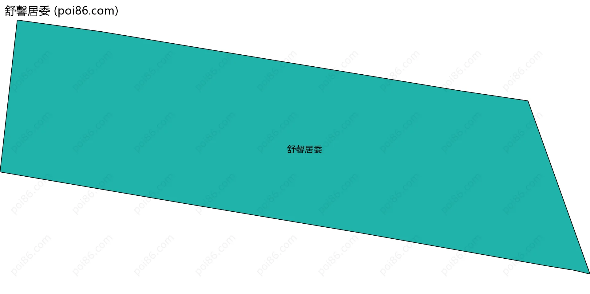 舒馨居委边界地图