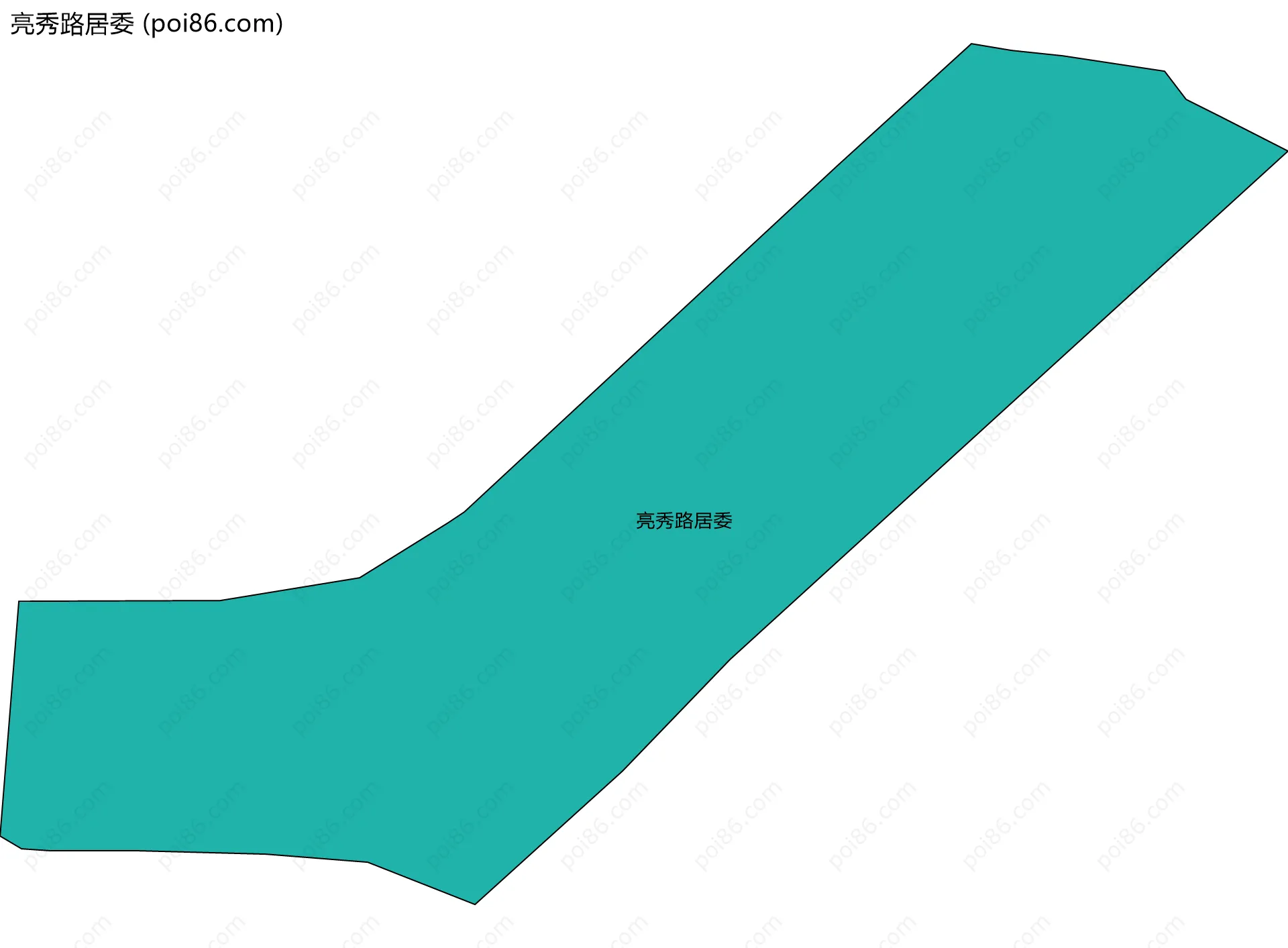 亮秀路居委边界地图