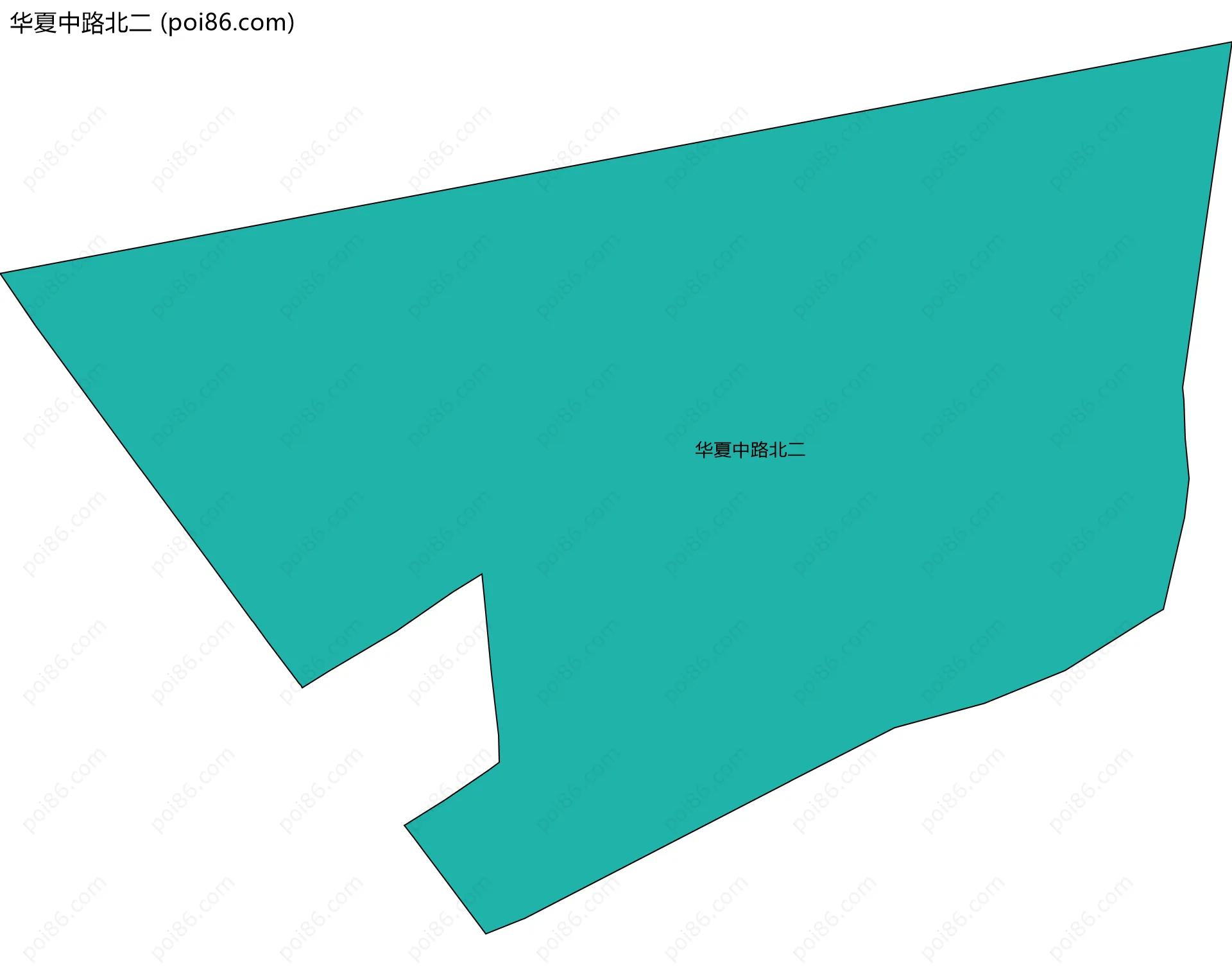 华夏中路北二边界地图
