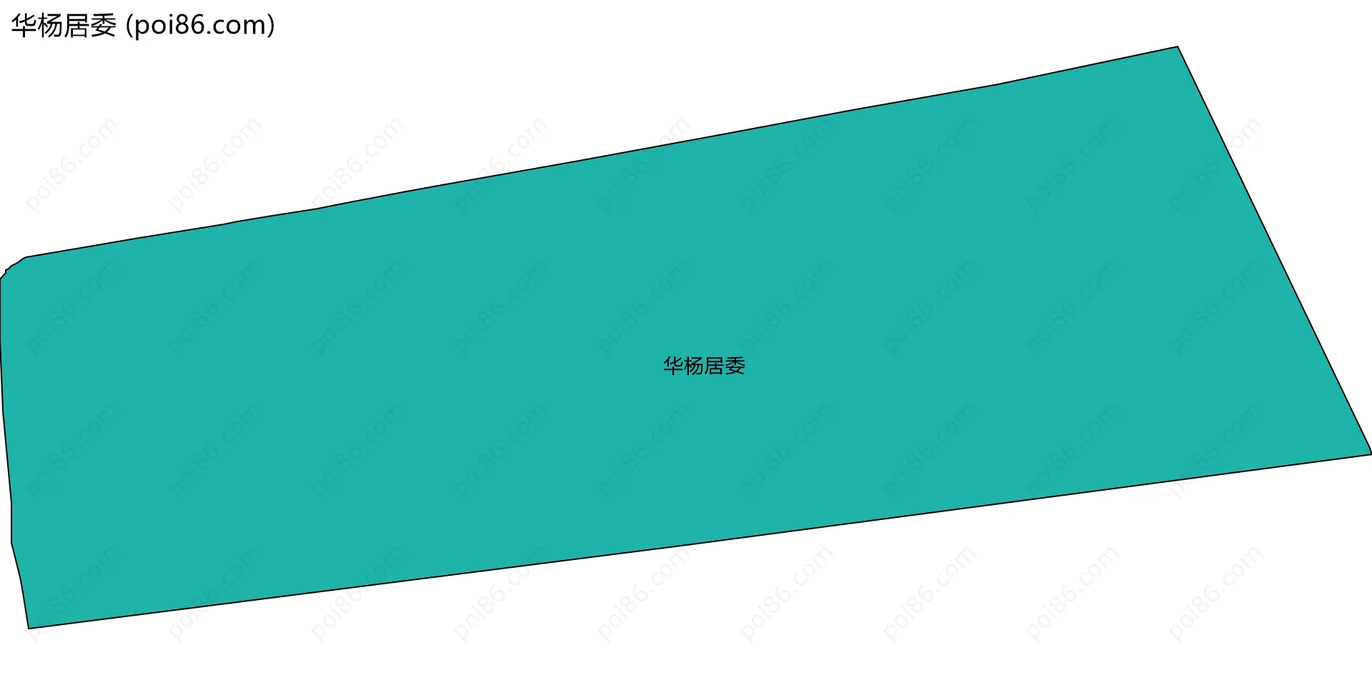 华杨居委边界地图