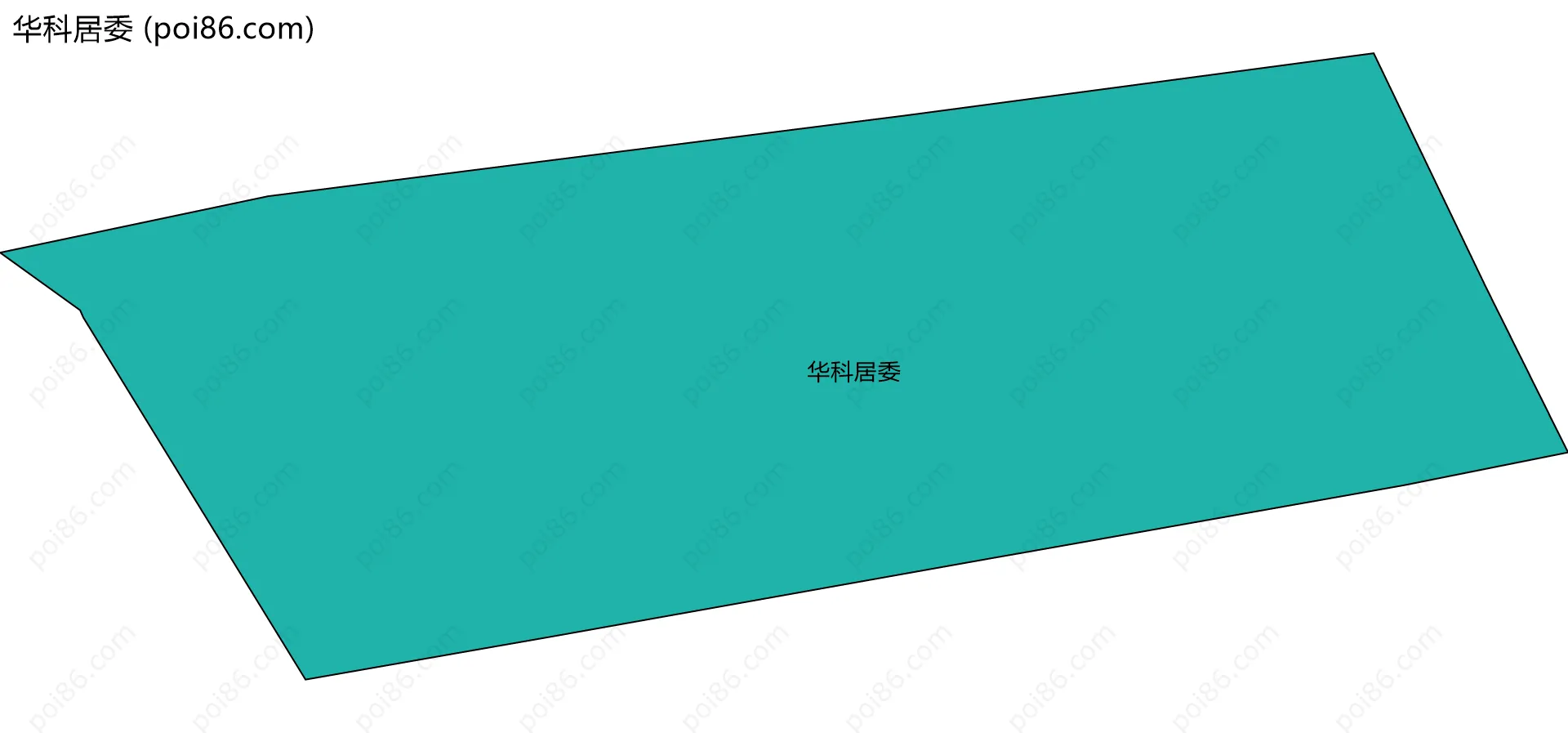 华科居委边界地图