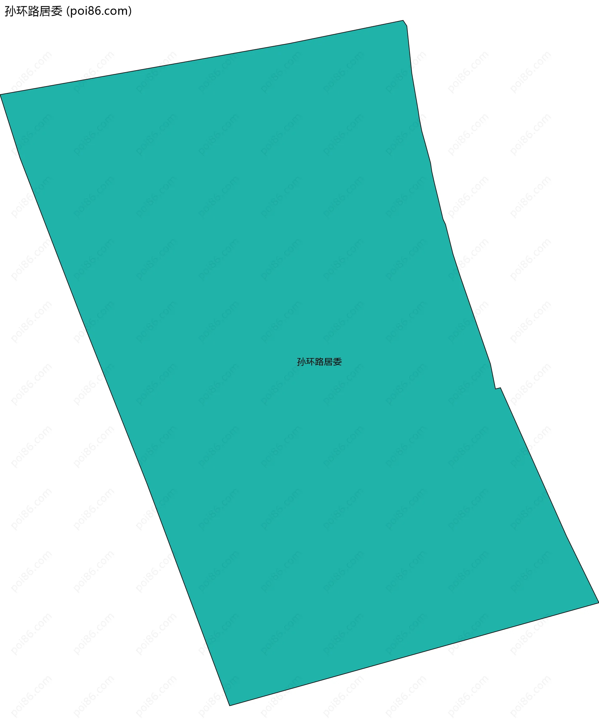 孙环路居委边界地图