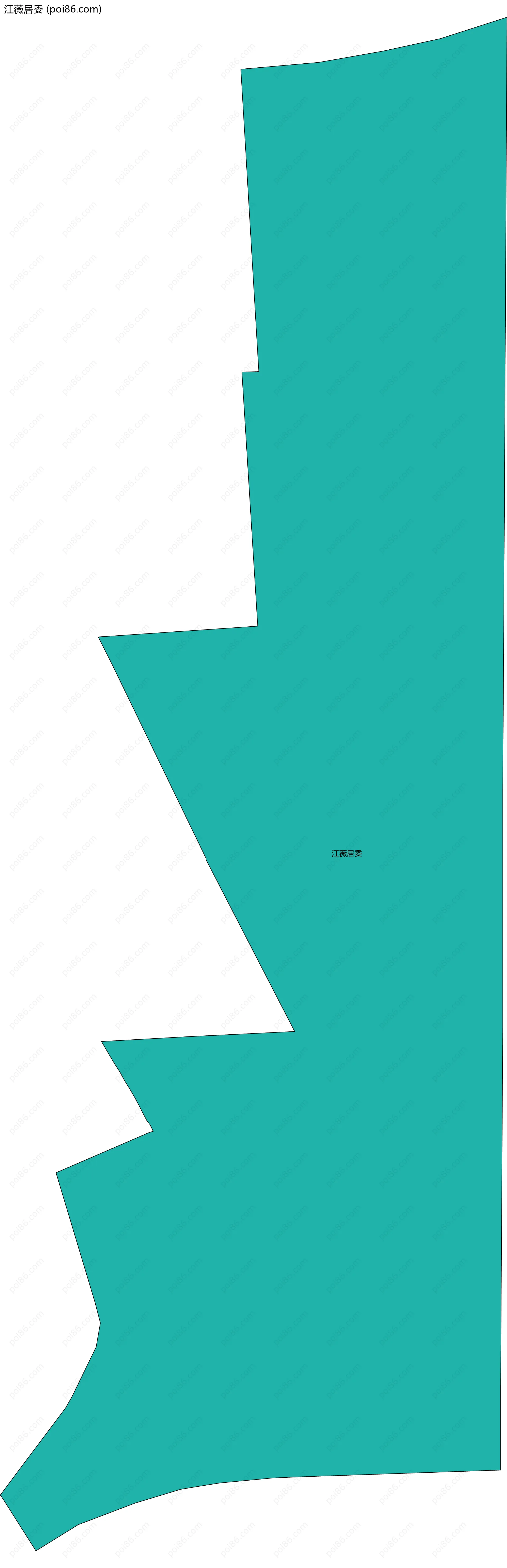 江薇居委边界地图