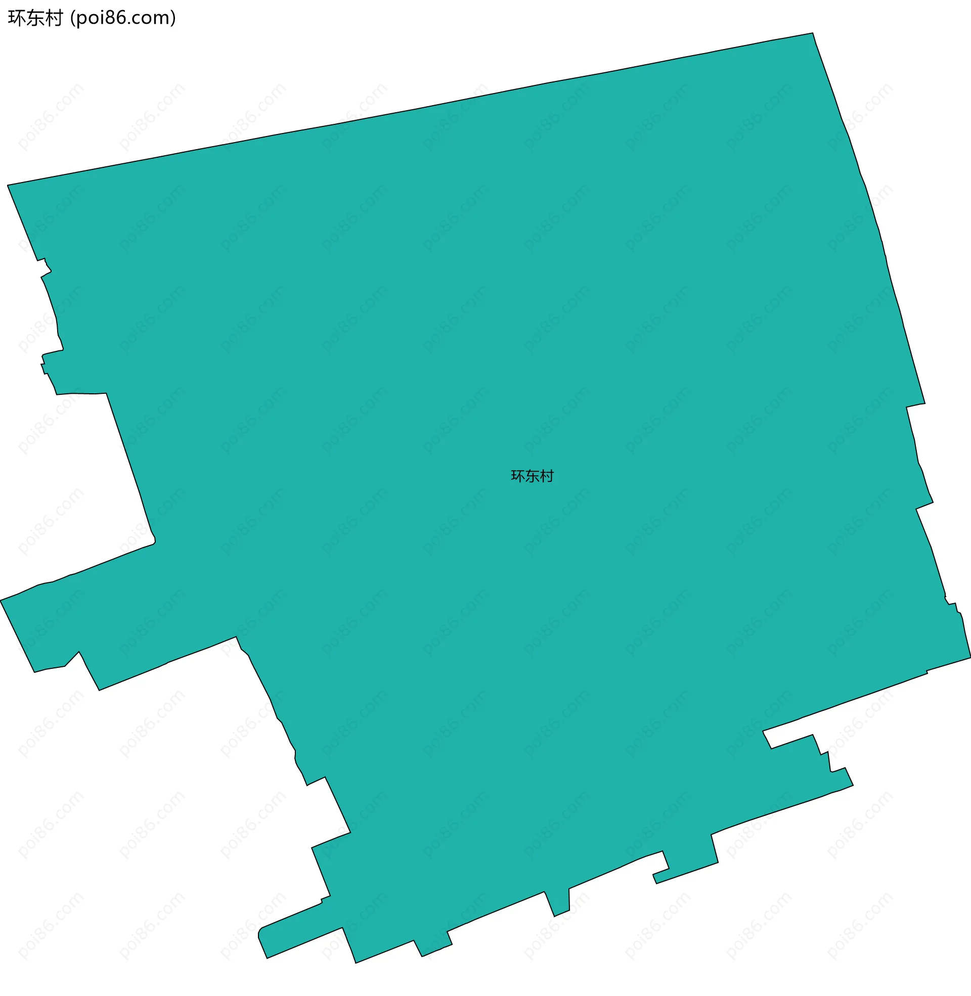 环东村边界地图