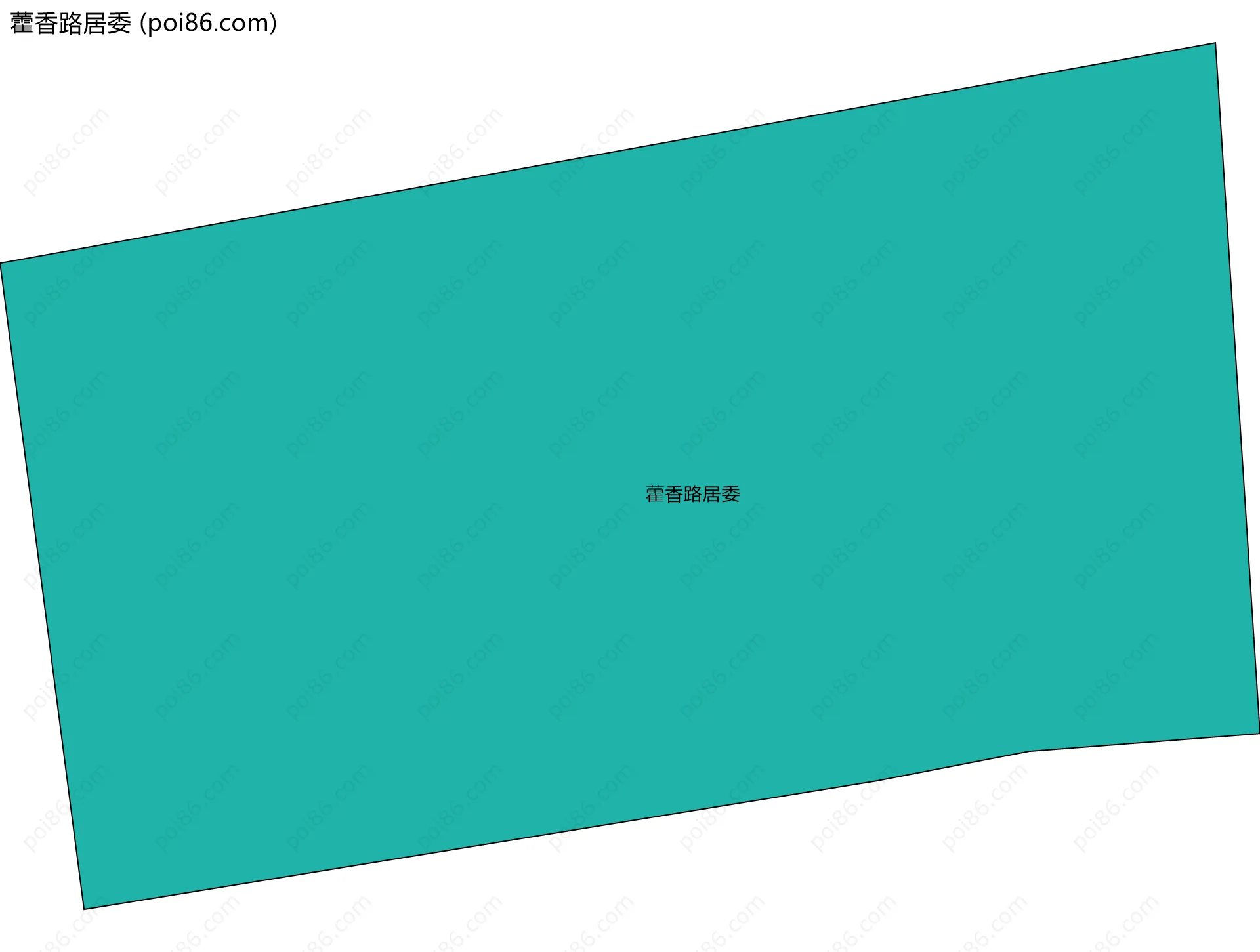 藿香路居委边界地图