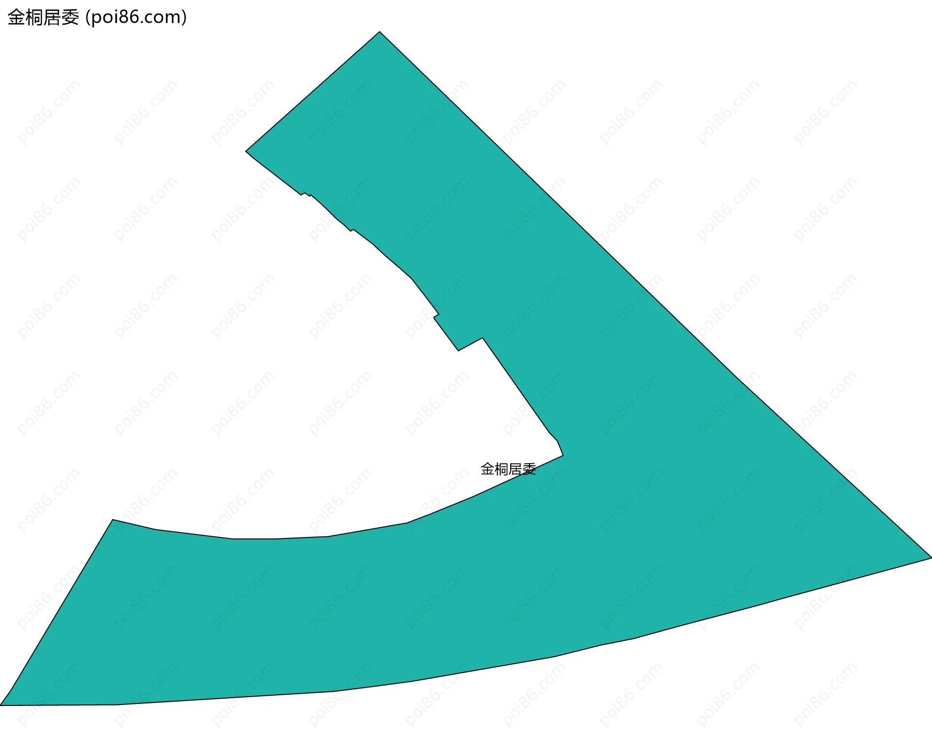 金桐居委边界地图