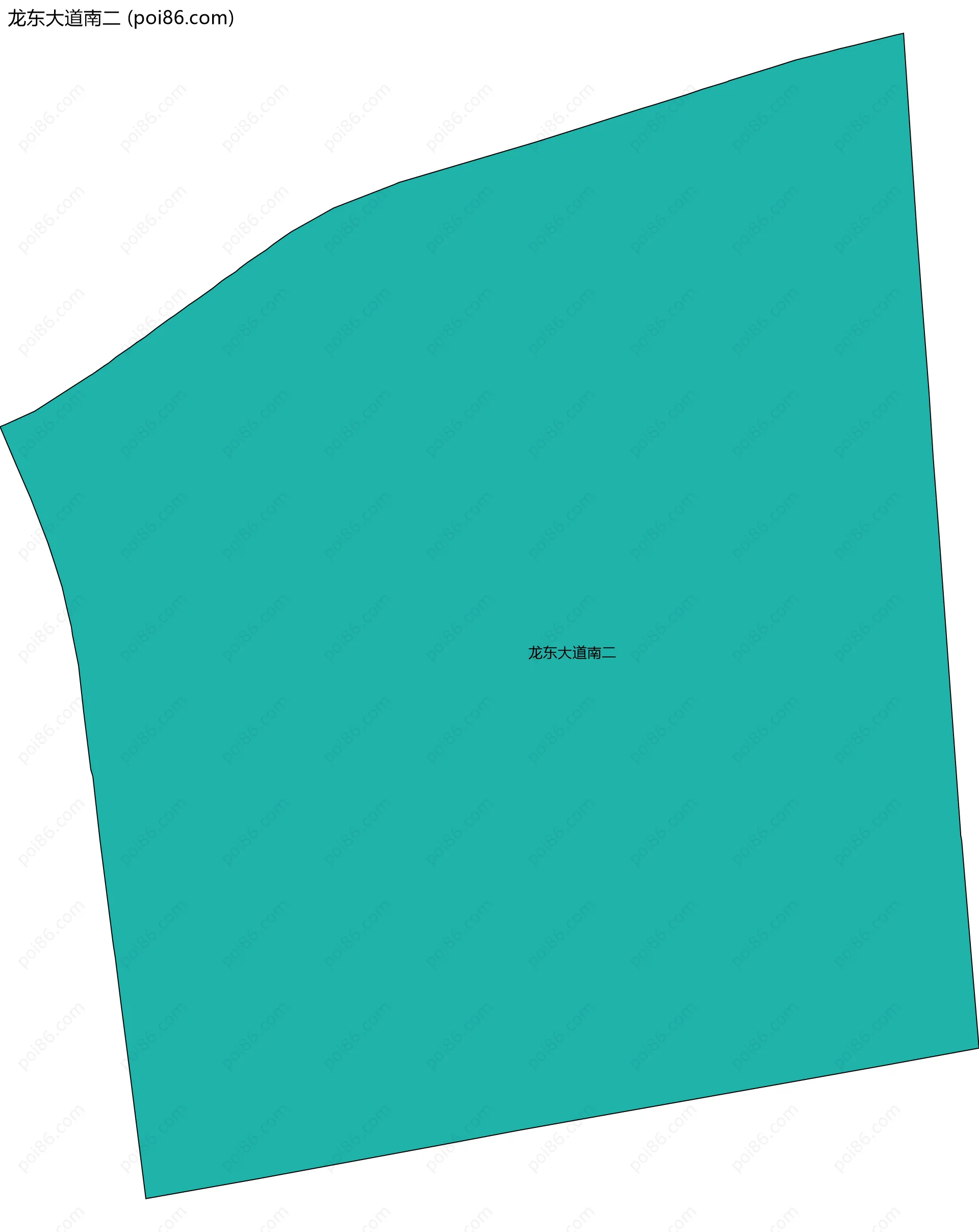 龙东大道南二边界地图