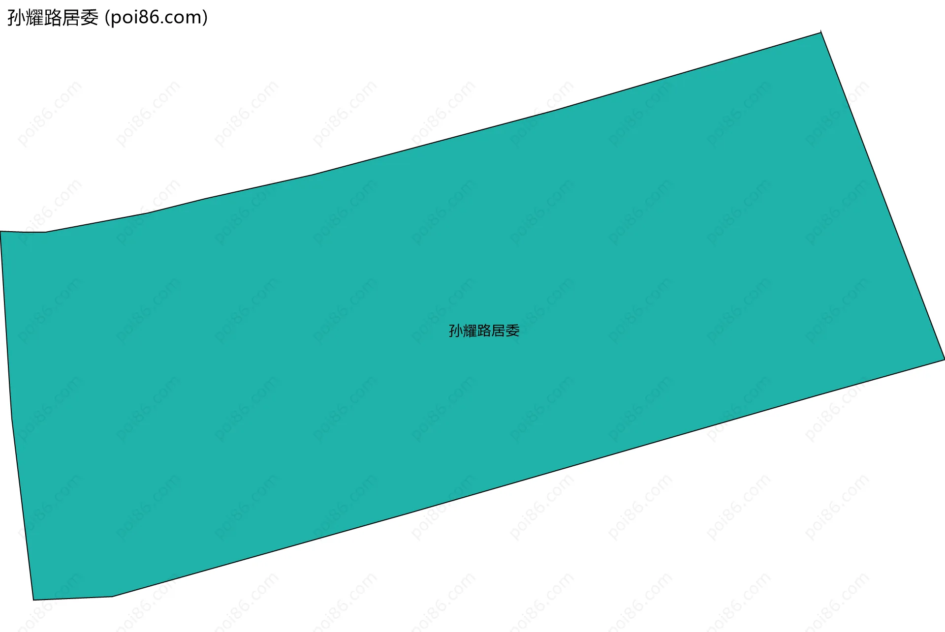 孙耀路居委边界地图
