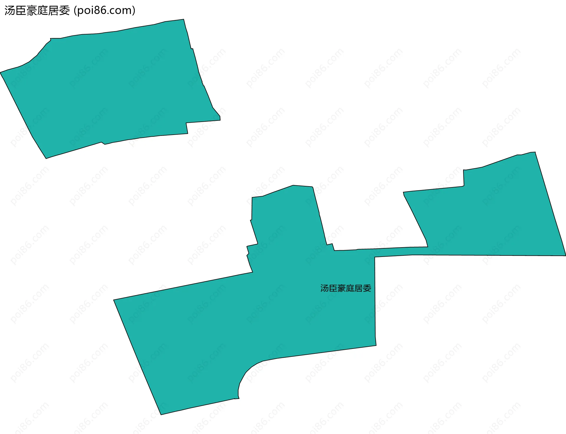 汤臣豪庭居委边界地图