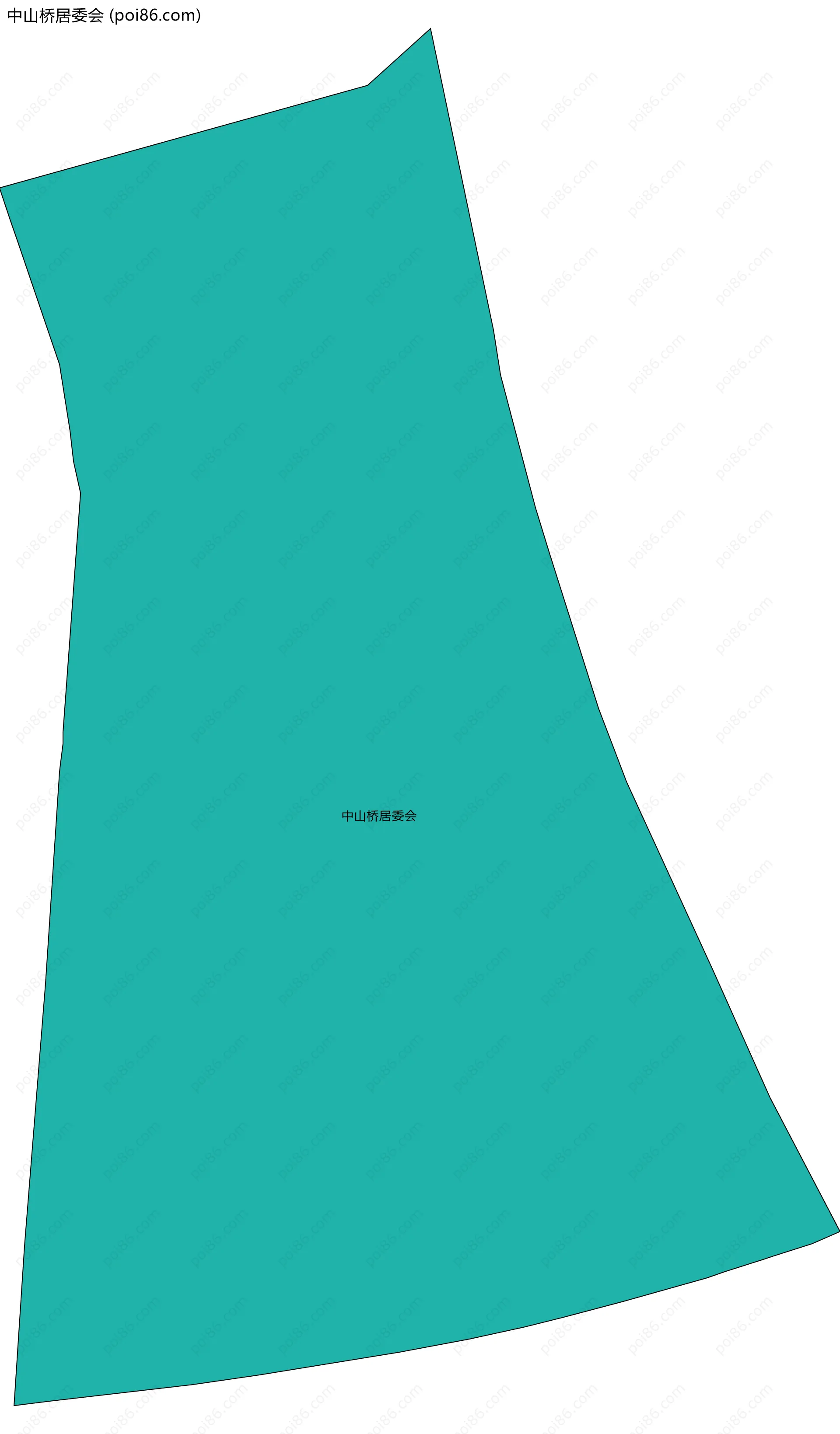 中山桥居委会边界地图