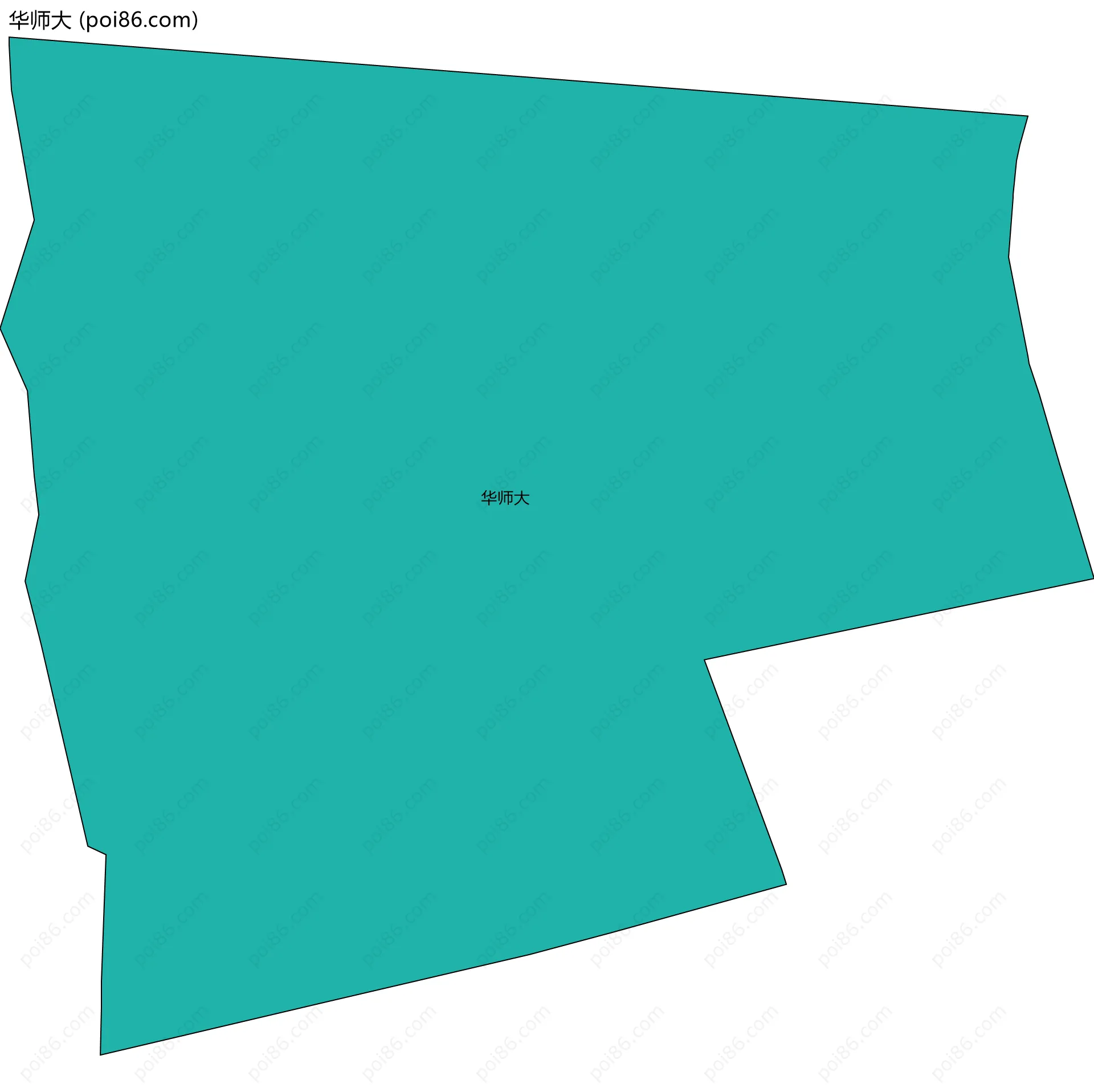 华师大边界地图