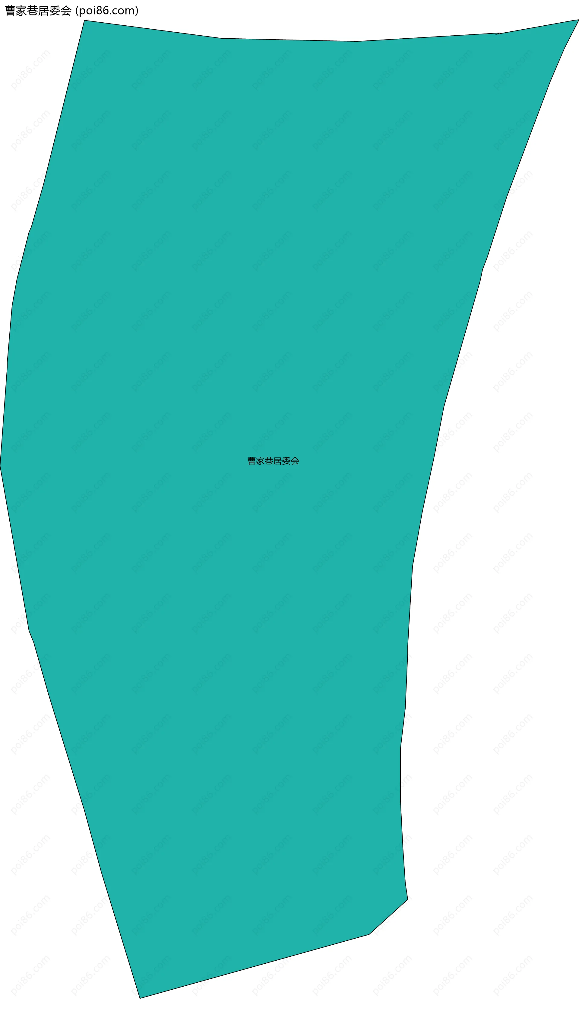 曹家巷居委会边界地图